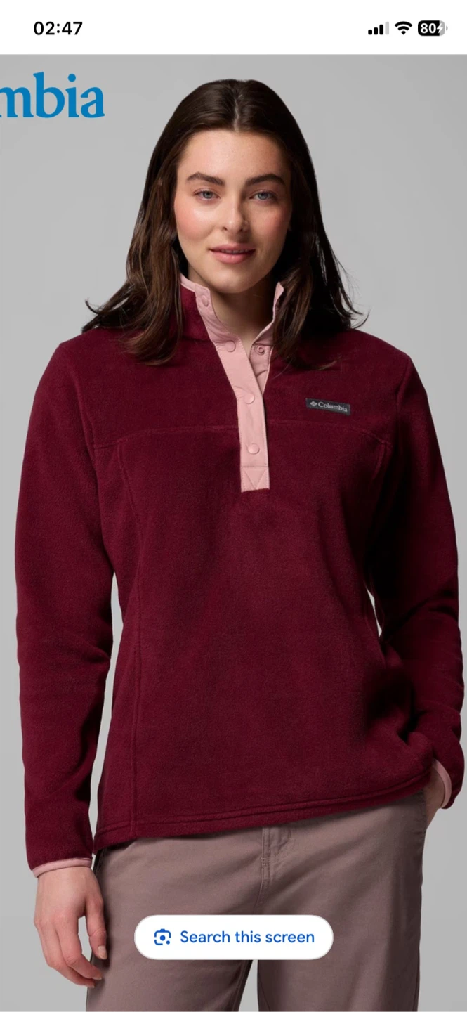 Columbia Women's Fleece Pullover NWT