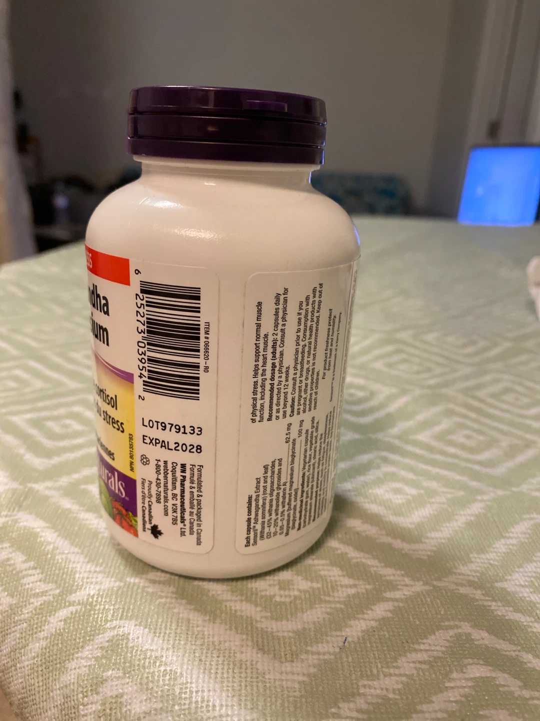 Webber Naturals Ashwagandha + Magnesium Capsules - photo 4