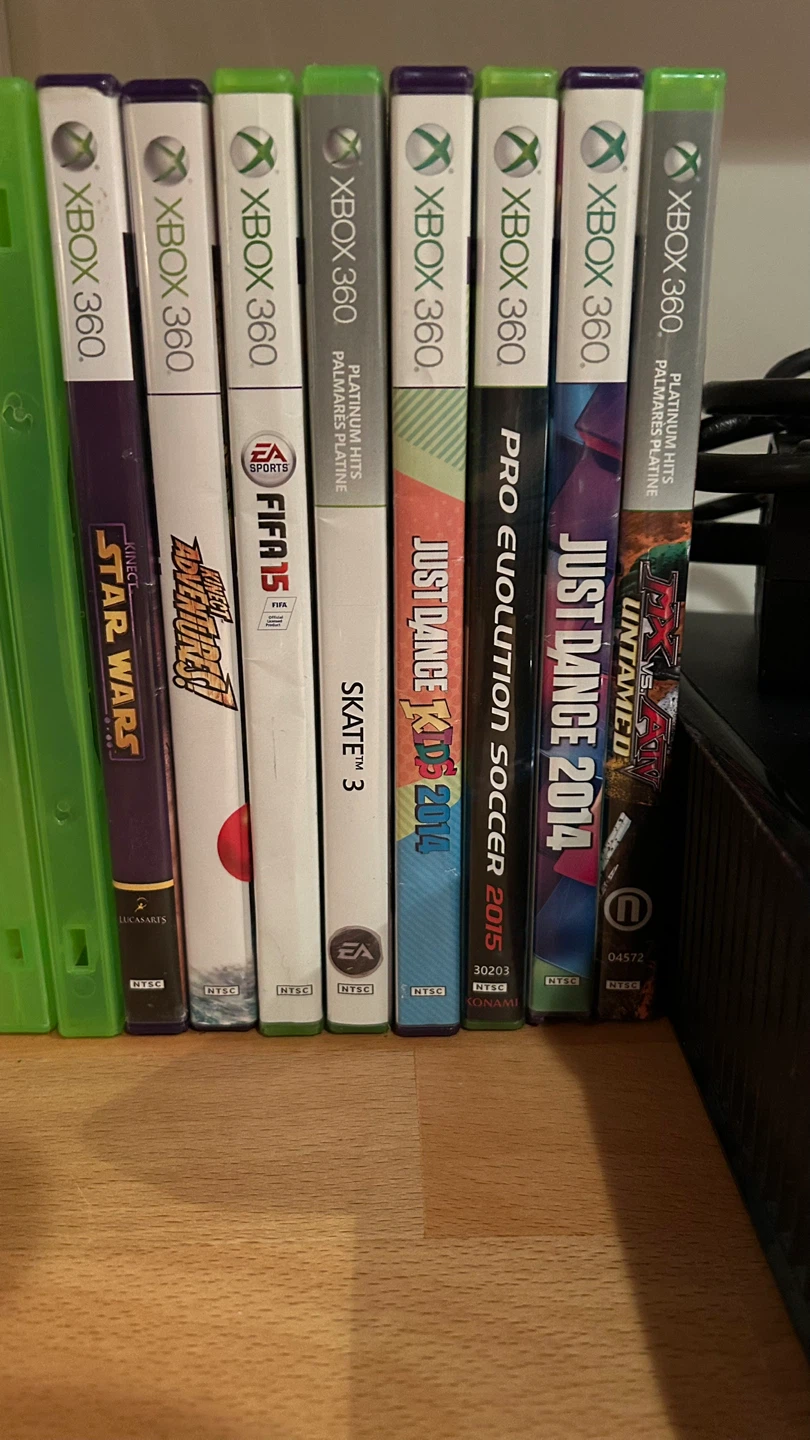 Xbox 360 Console with Kinect and Games - photo 3