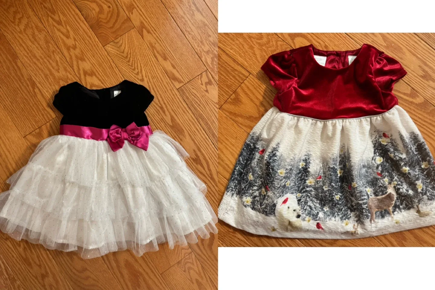 Two adorable toddler party dresses