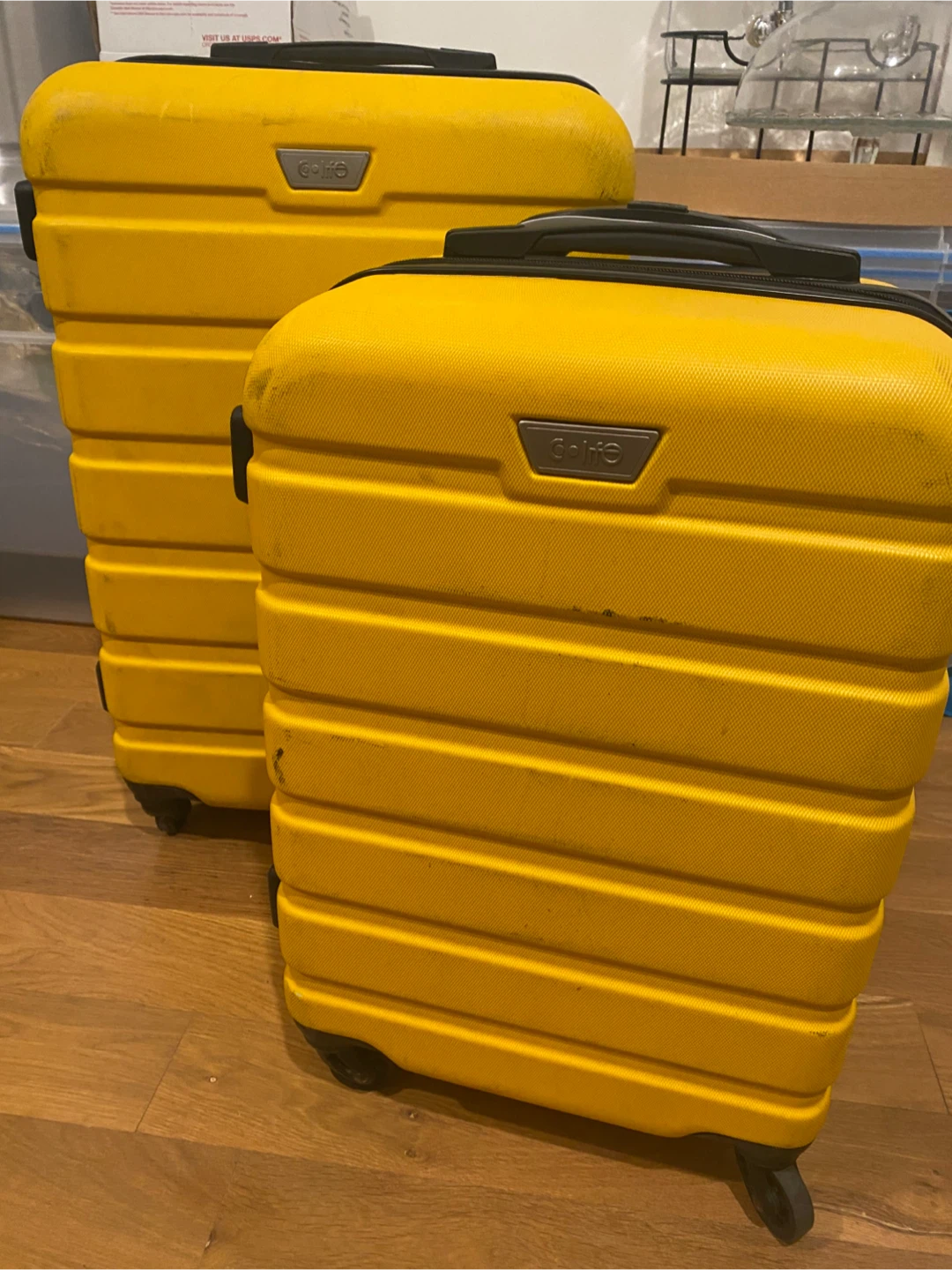 G-LITE Yellow Luggage Set