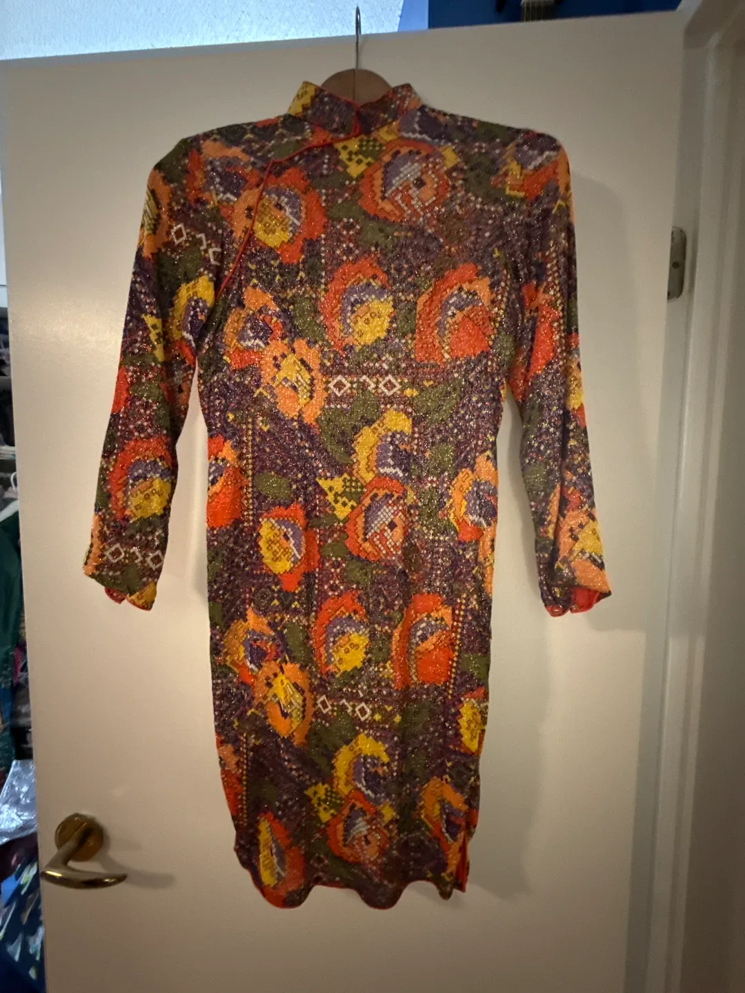 Floral Print Mini Dress thumbnail