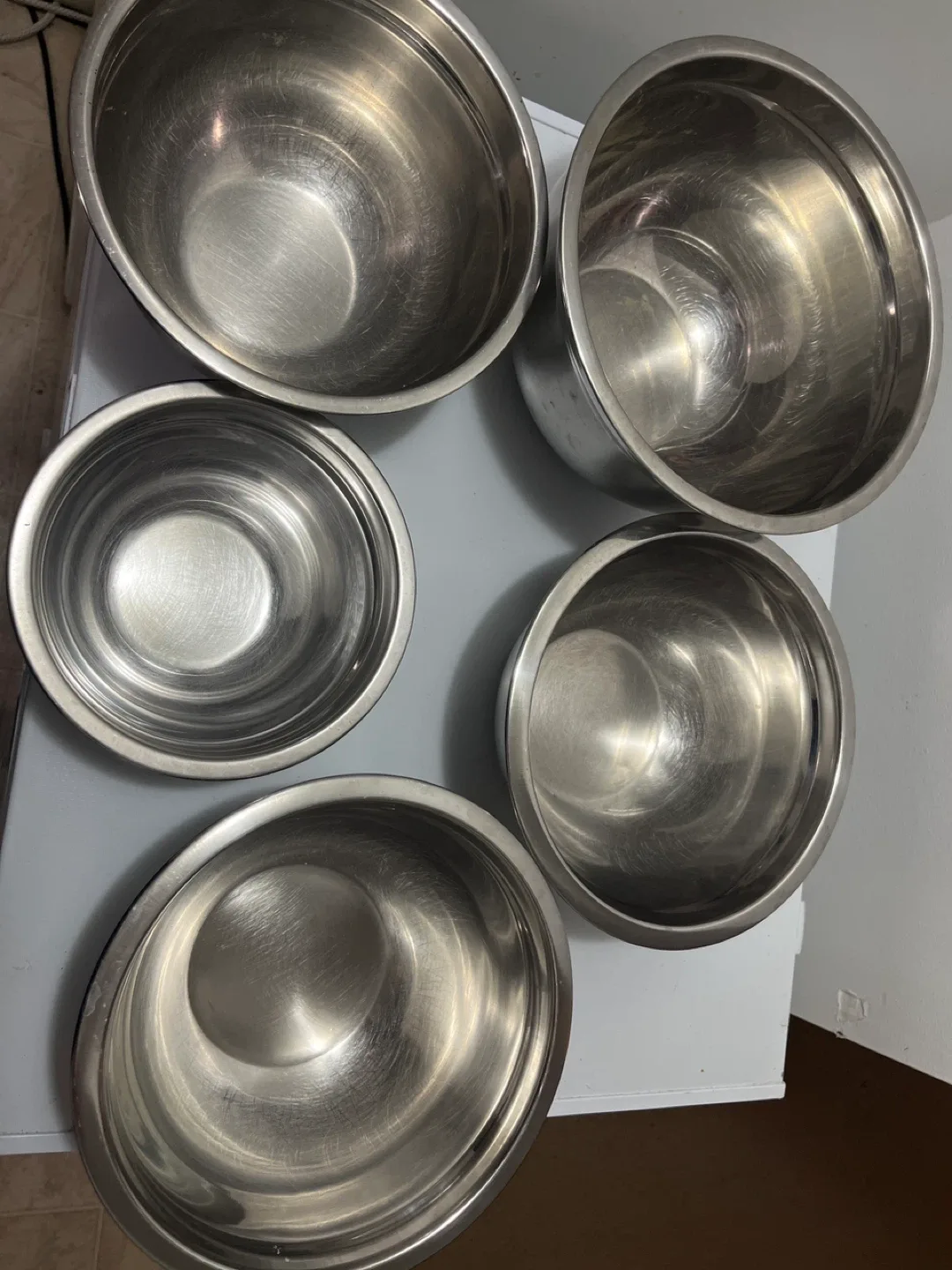 Stainless Steel Mixing Bowls - Set of 5 thumbnail
