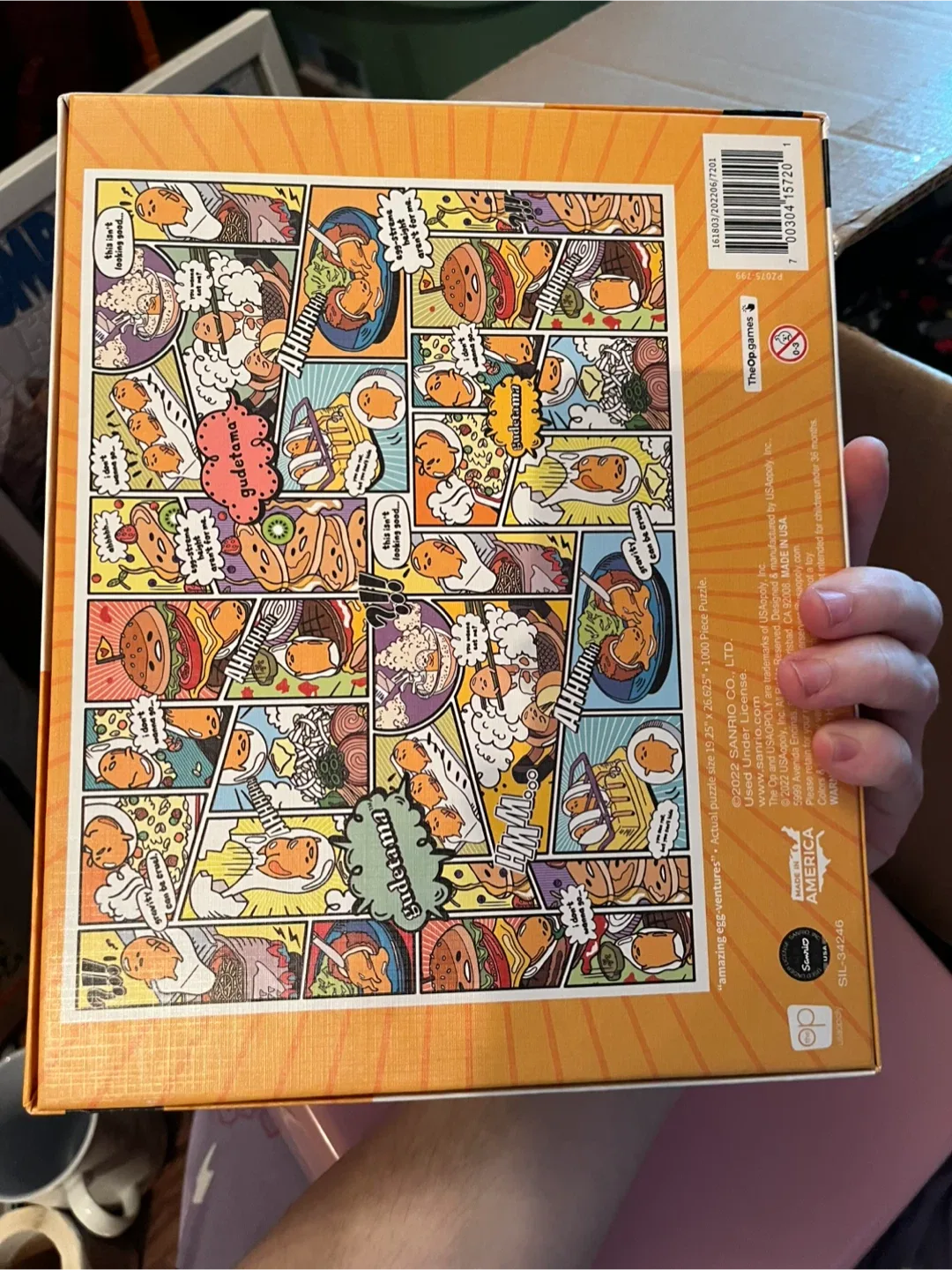 Gudetama 1000 Piece Jigsaw Puzzle image indicator(2)