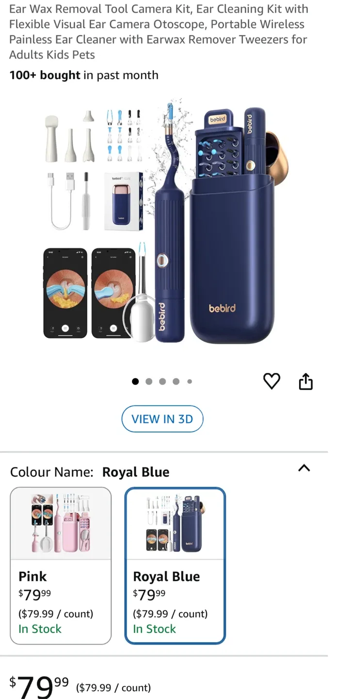 New bebird Ear Wax Removal Tool Camera Kit,