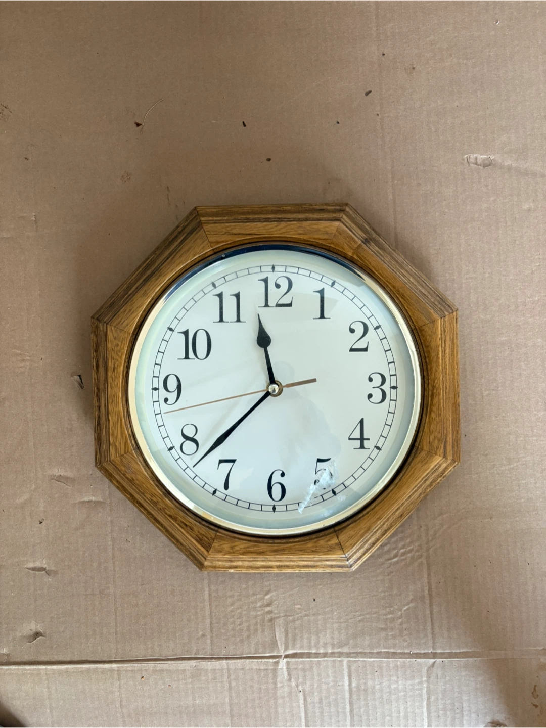 Wooden Framed Wall Clock