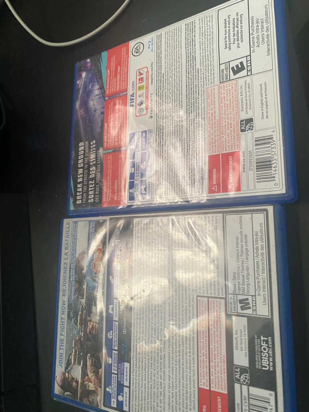 PS4 Games: Ghost Recon Breakpoint & FIFA 20
