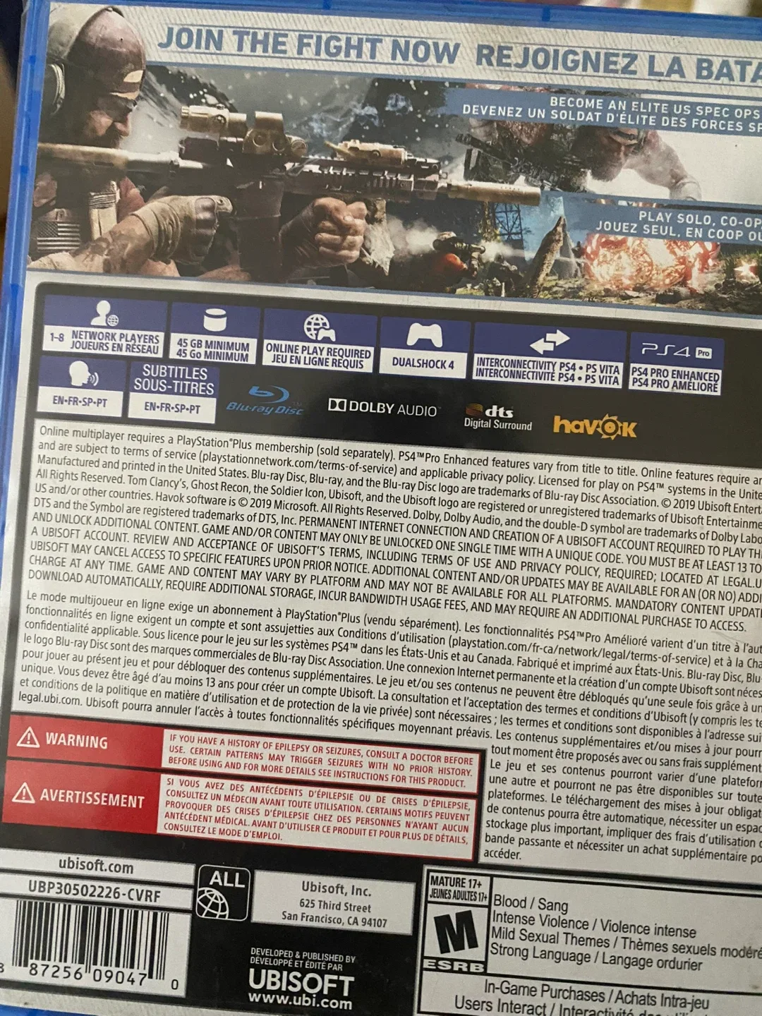 PS4 Games: Ghost Recon Breakpoint & FIFA 20 image indicator(5)