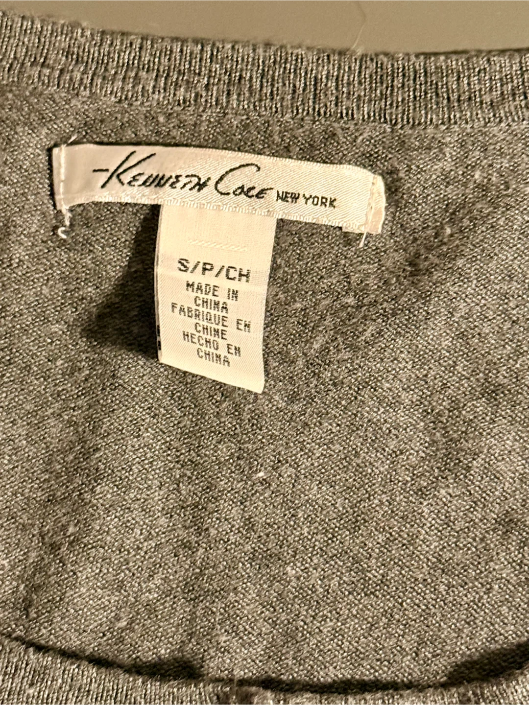 Kenneth Cole Gray Cardigan - Size S - photo 4