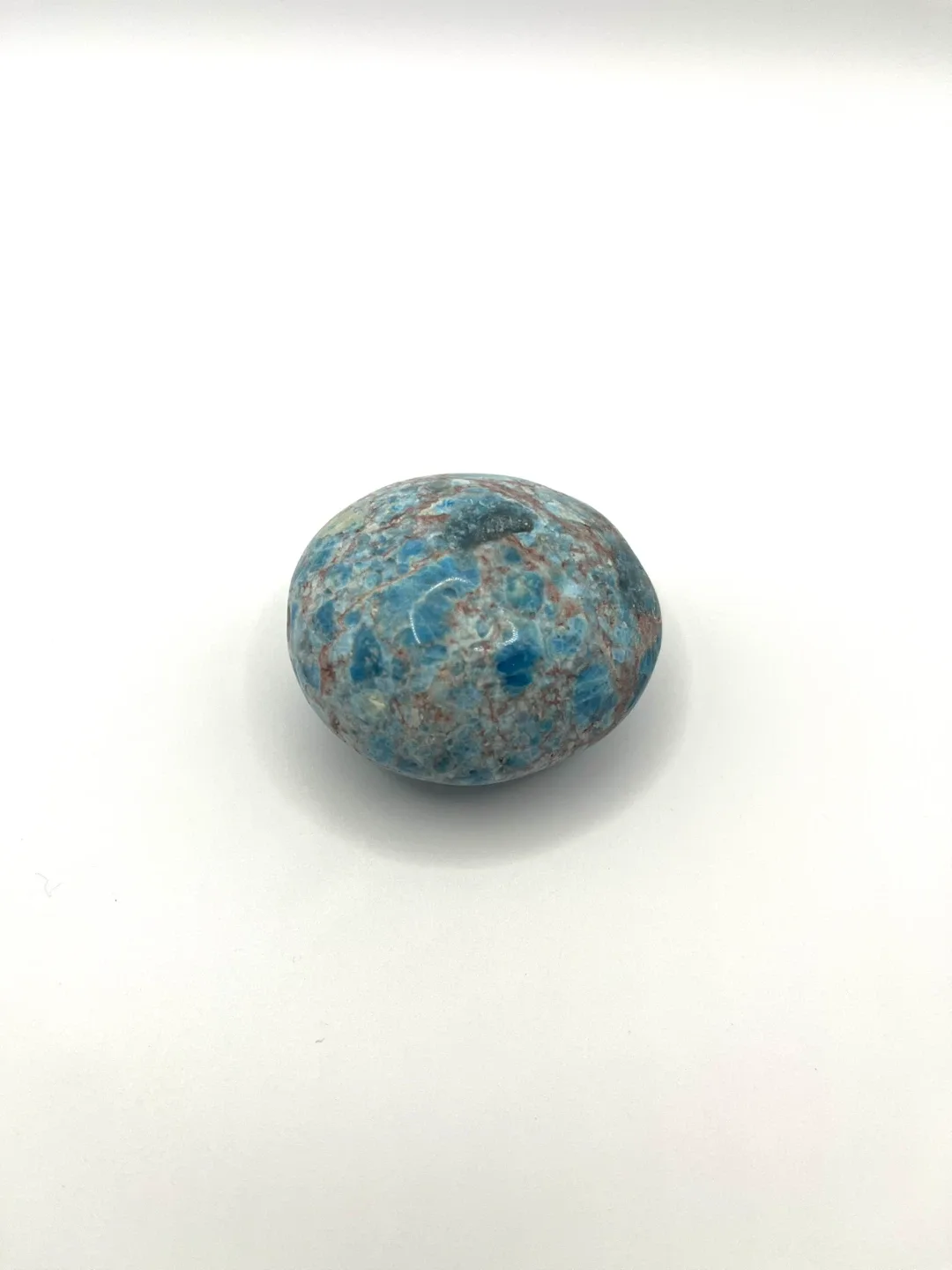 Blue Apatite Palm Stone 🥕 image indicator(3)