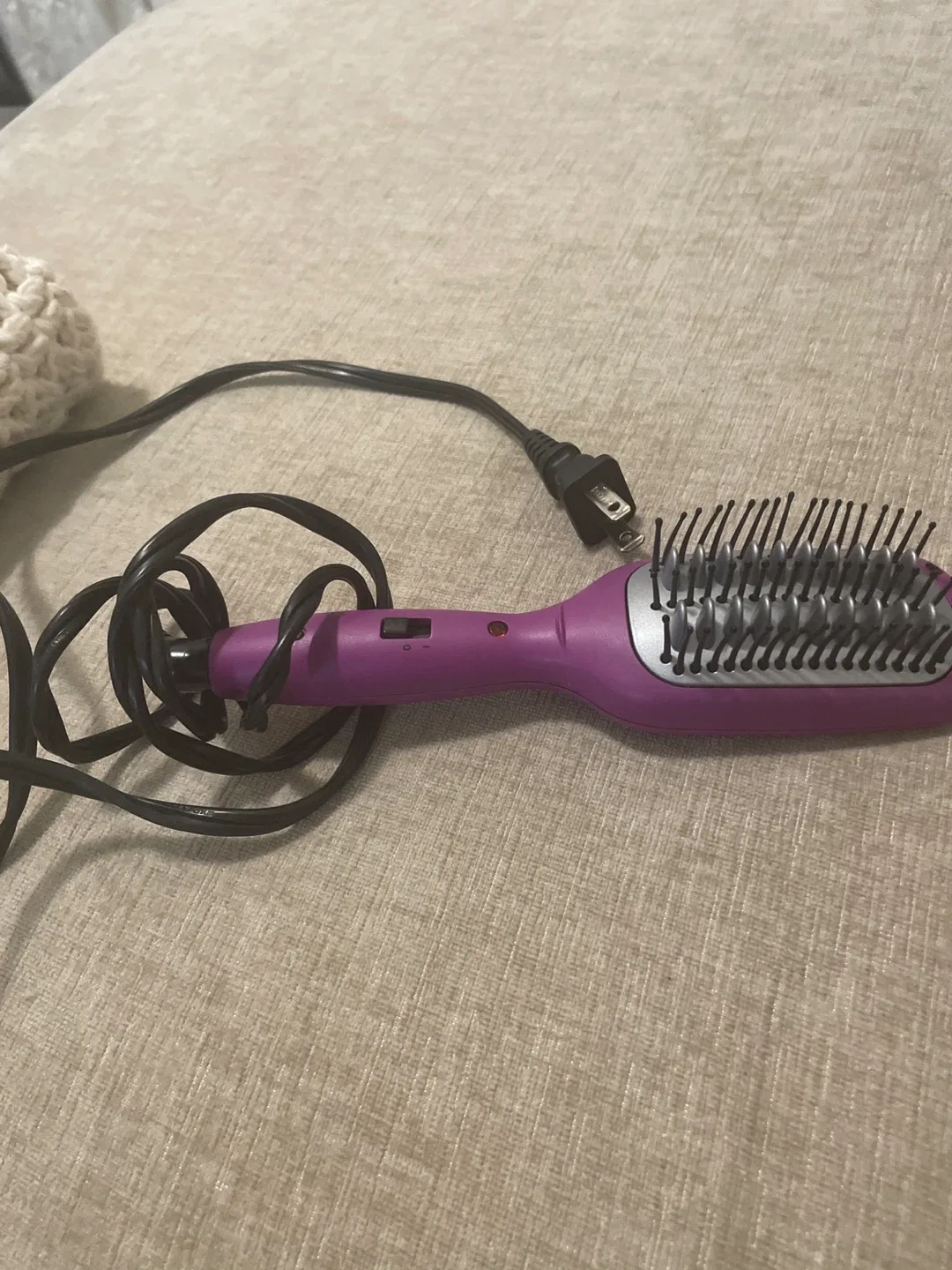 Conair Heated Styling Brush - Purple🥕 thumbnail