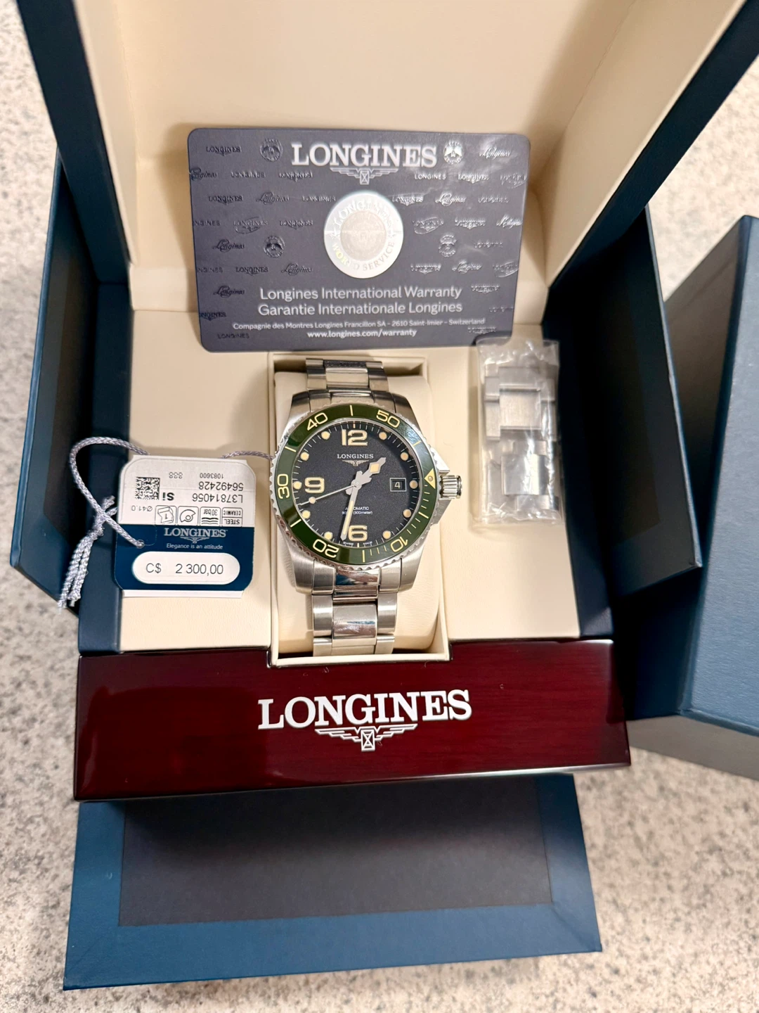 LONGINES HYDROCONQUEST 41 mm, ceramic bezel - photo 3
