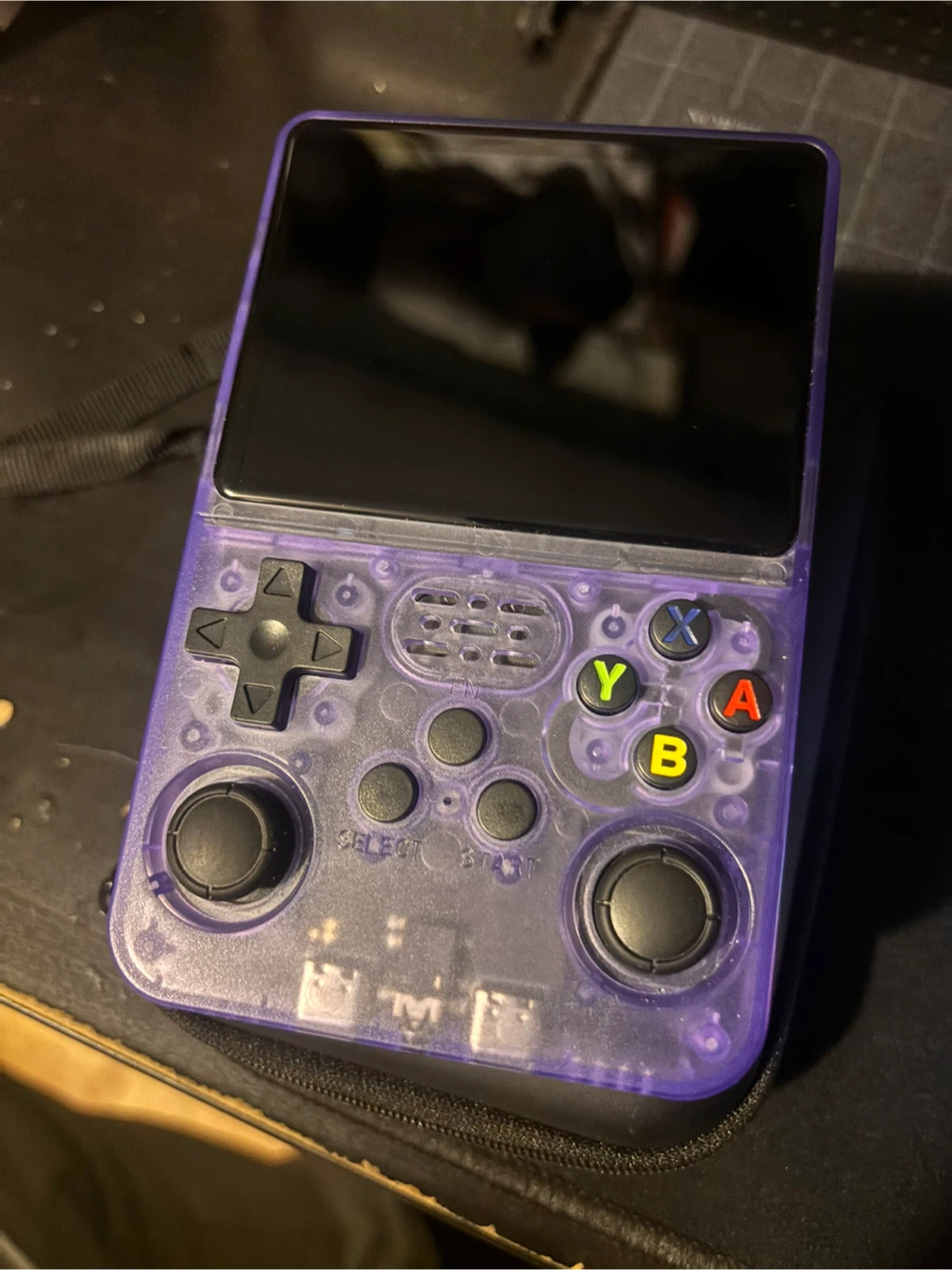 R36S Handheld Console - Transparent Purple