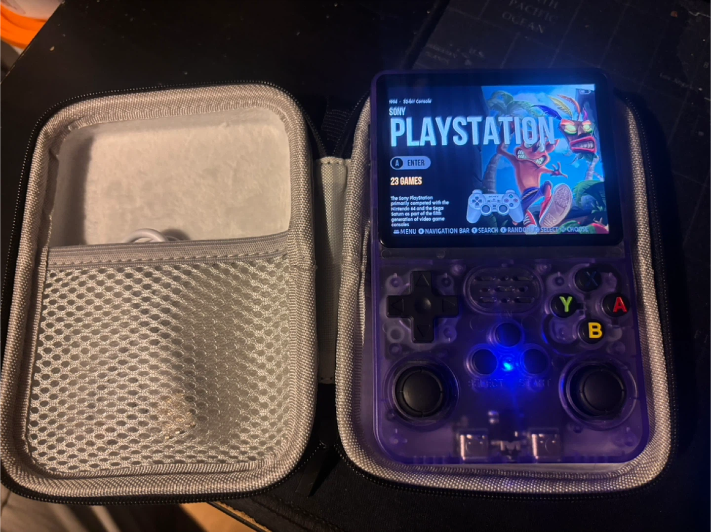 R36S Handheld Console - Transparent Purple - photo 2