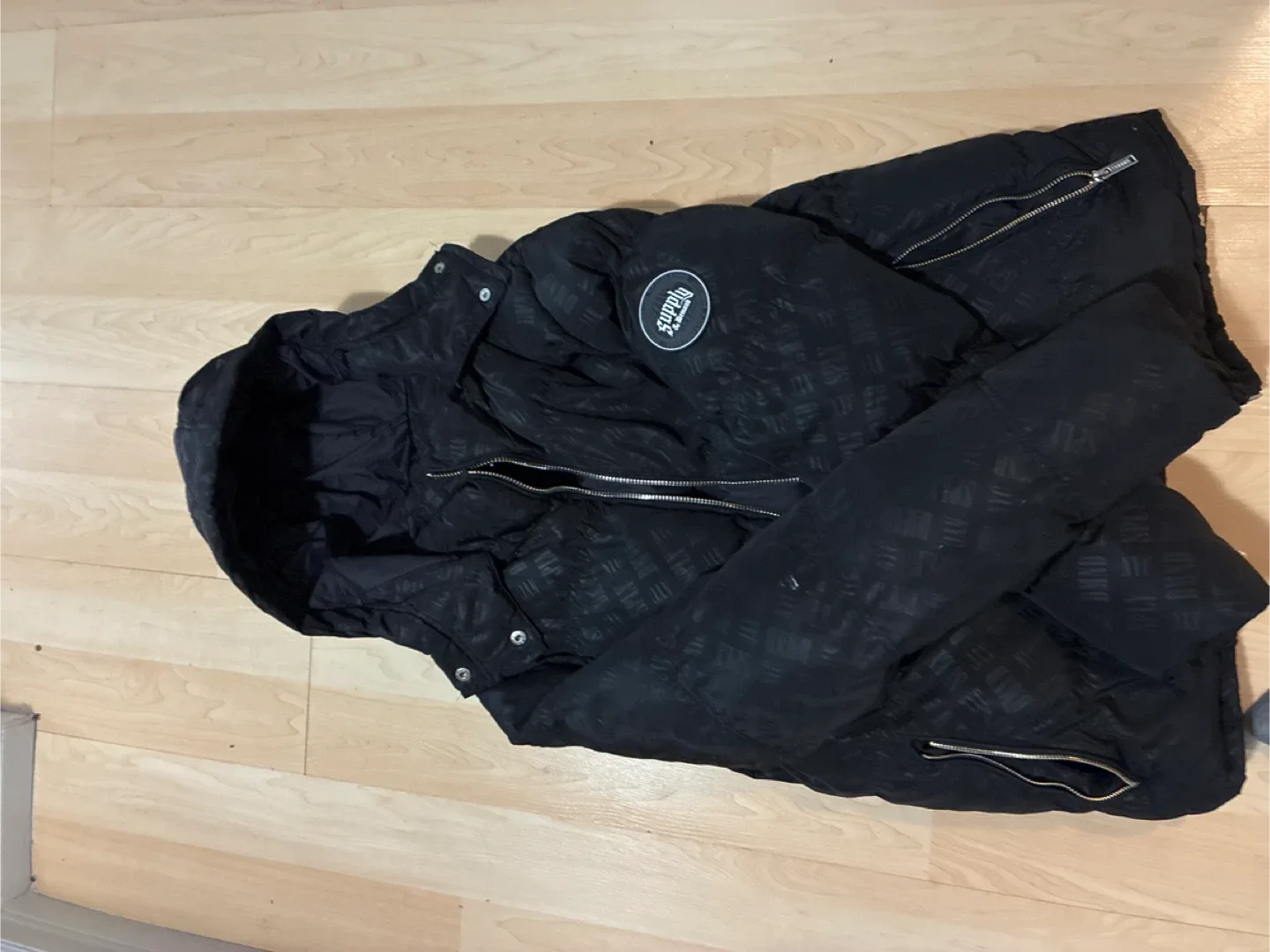 Supply & Demand Black Puffer Jacket