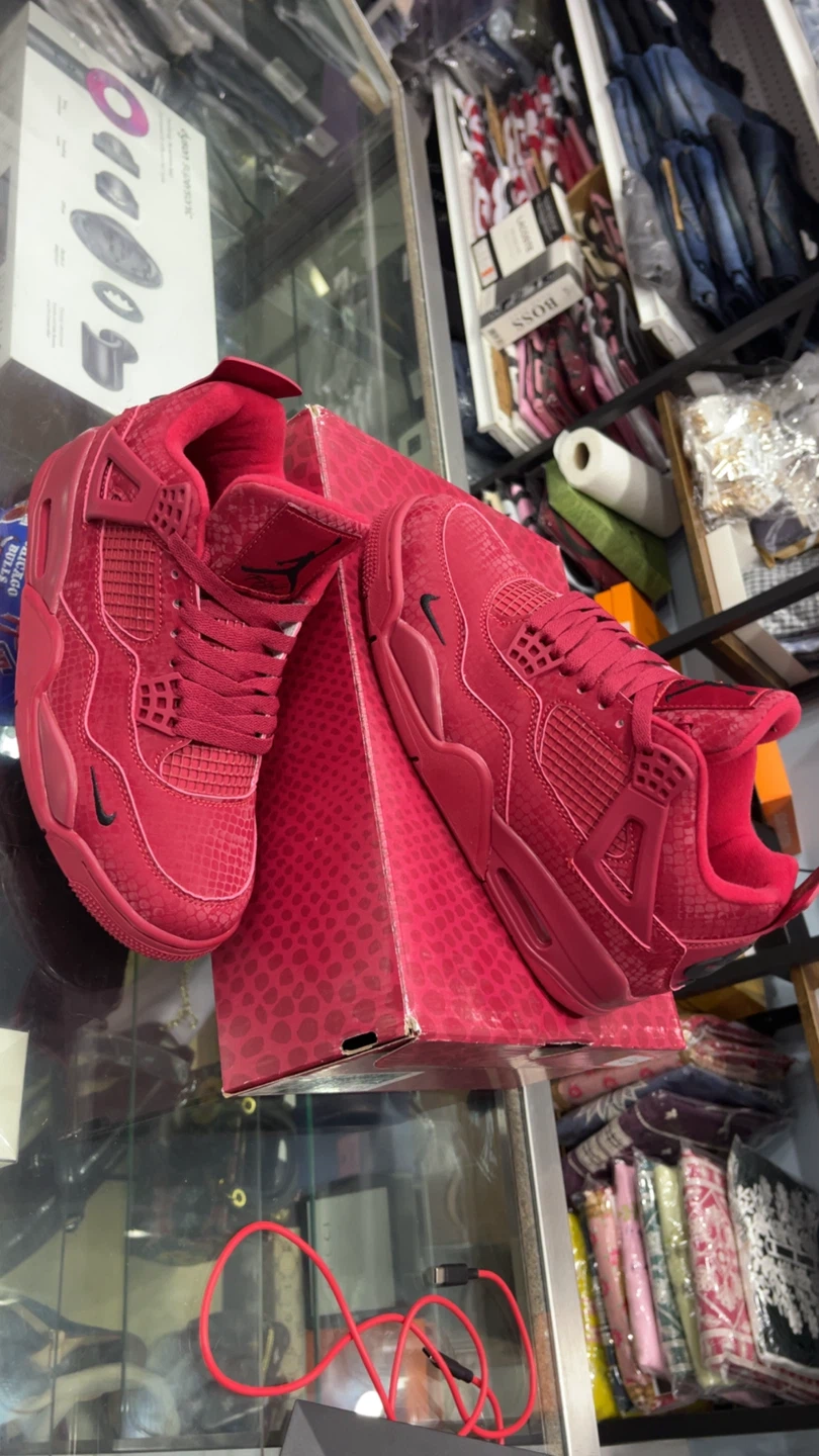 Nike Air Jordan 4 Retro Red US 8, 9, 10, 11, 12 - photo 3