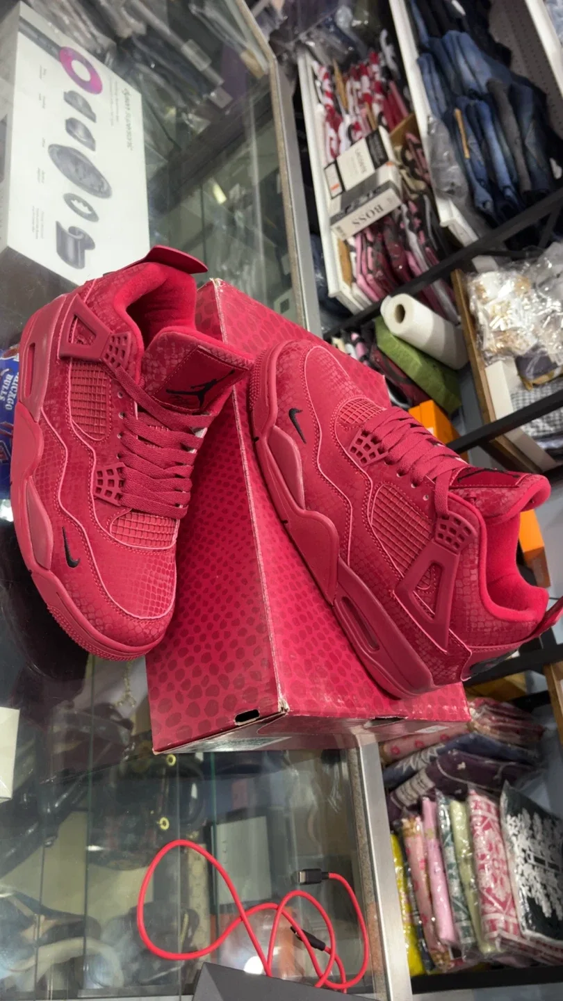 Nike Air Jordan 4 Retro Red US 8, 9, 10, 11, 12 image indicator(3)