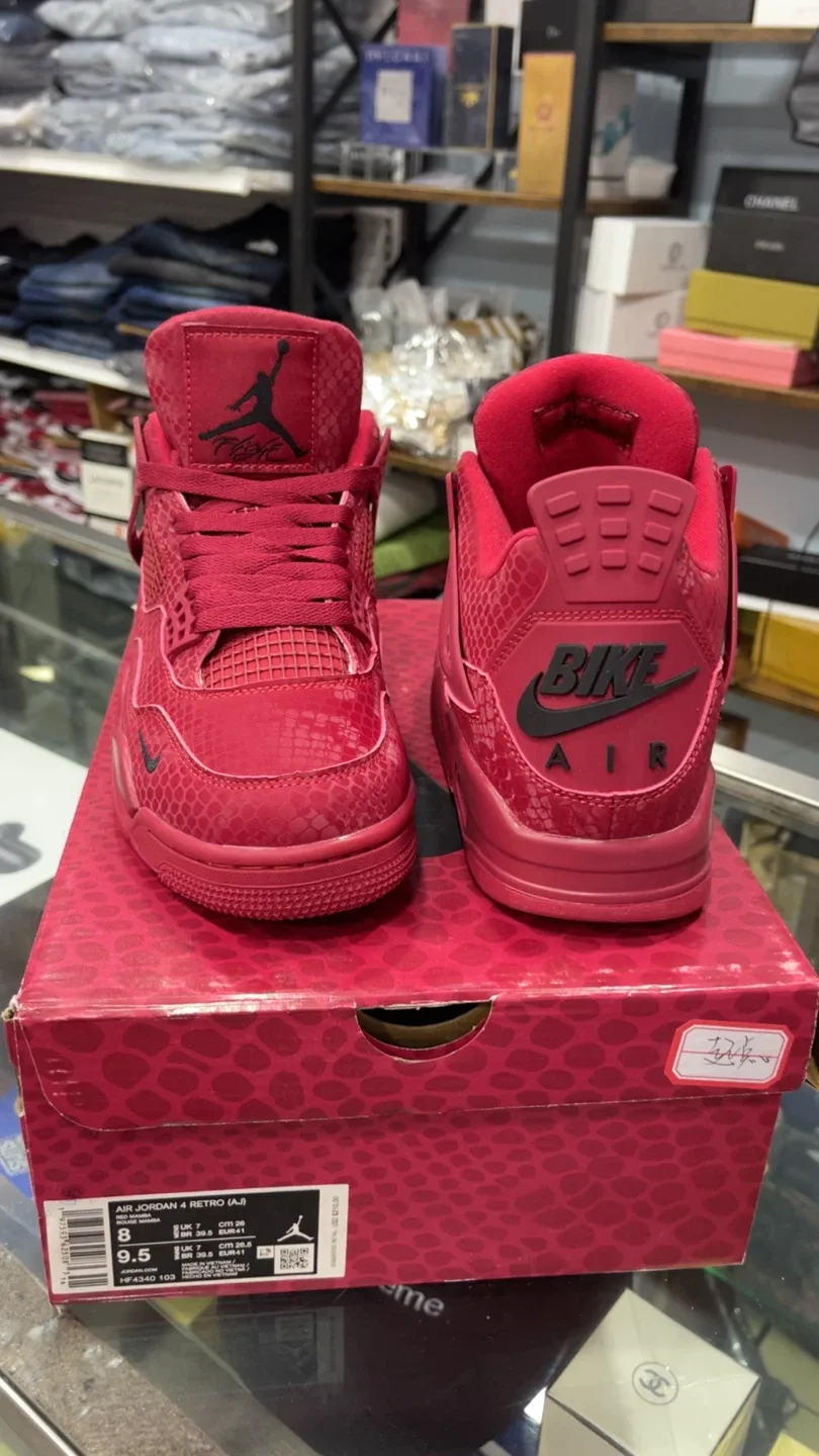 Nike Air Jordan 4 Retro Red US 8, 9, 10, 11, 12 image indicator(5)