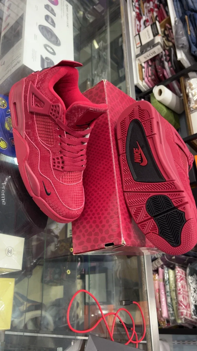 Nike Air Jordan 4 Retro Red US 8, 9, 10, 11, 12 image indicator(6)