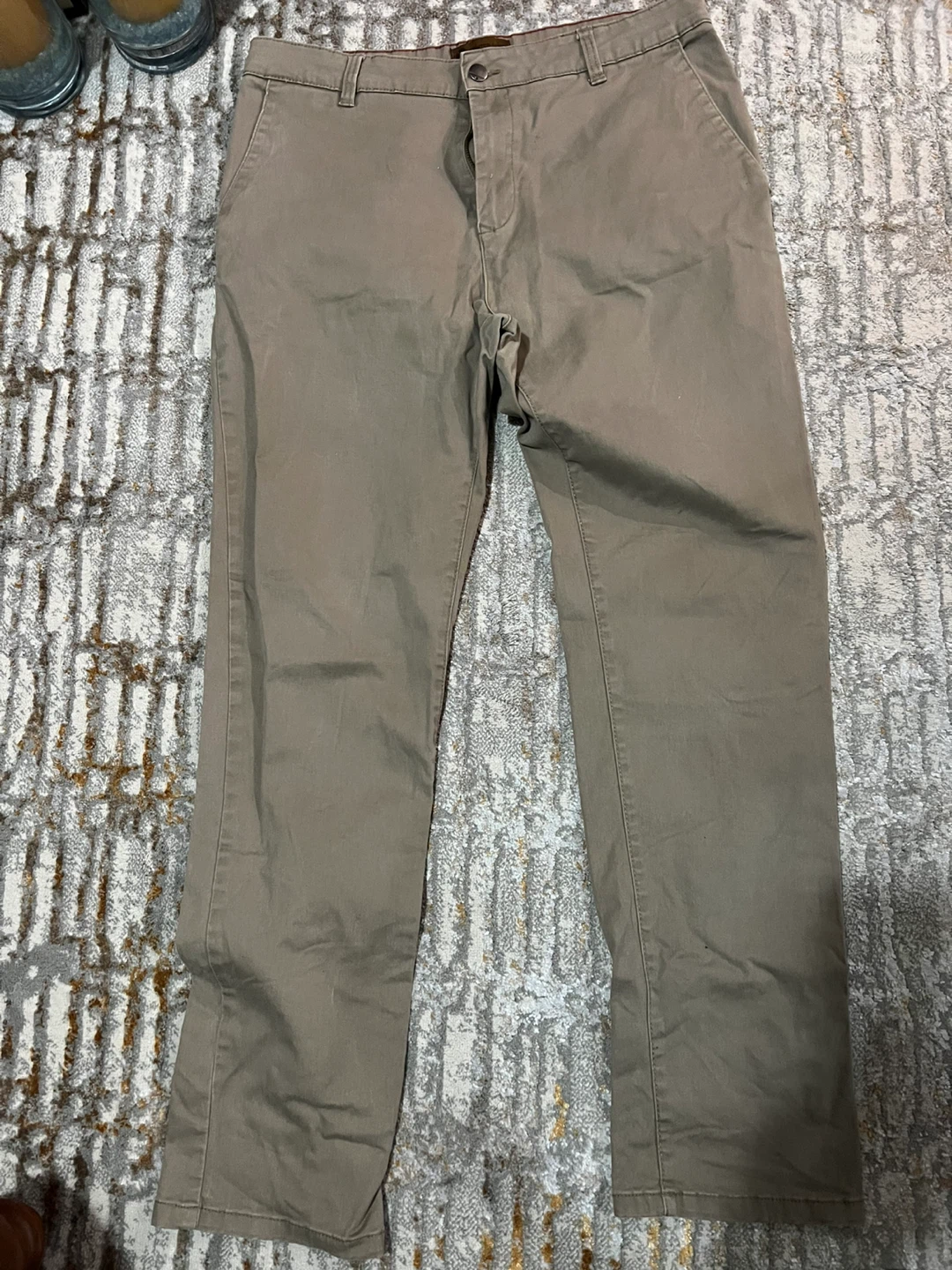 Tainted Denim Khaki Pants