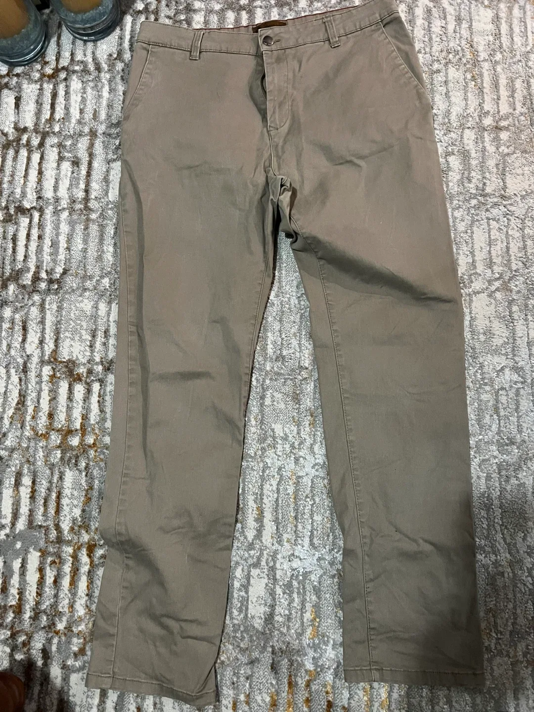 Tainted Denim Khaki Pants