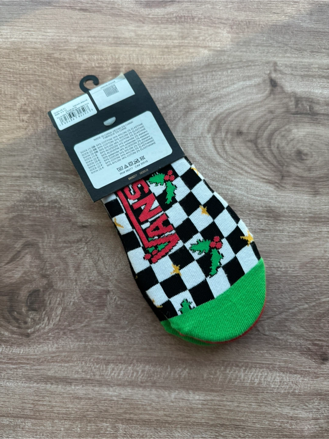 NEW 3 Pack Christmas/Holiday Vans Women's/Girl's Shoe Size Socks - photo 3