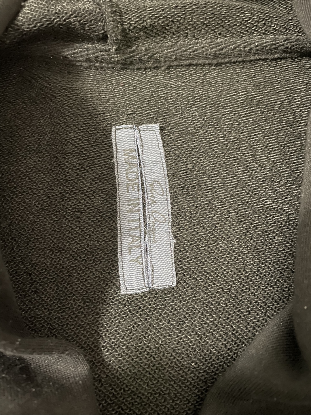 Rick Owens DRKSHDW Black Zip-Up Hoodie - Size M - photo 3