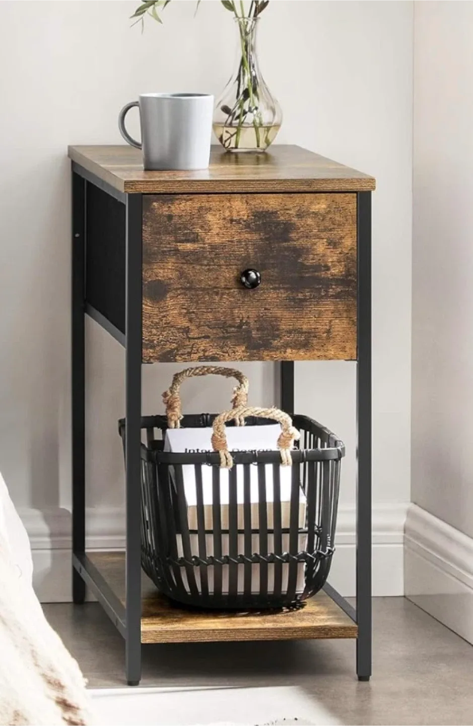 Narrow End Table with Drawer image indicator(3)