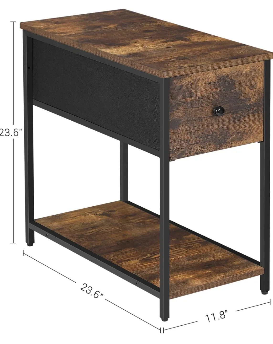 Narrow End Table with Drawer image indicator(2)