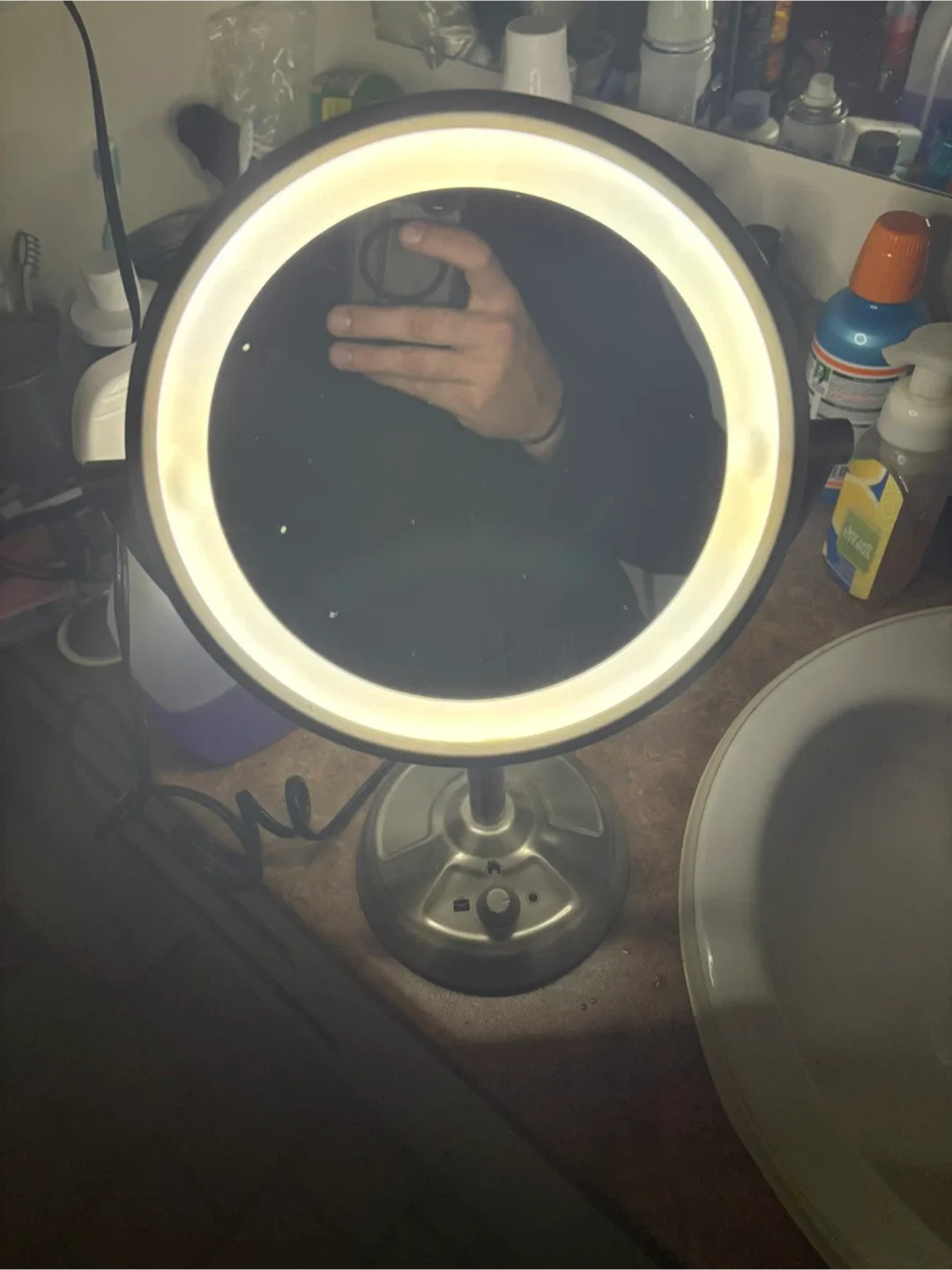 LED Lighted Makeup Mirror image indicator(4)