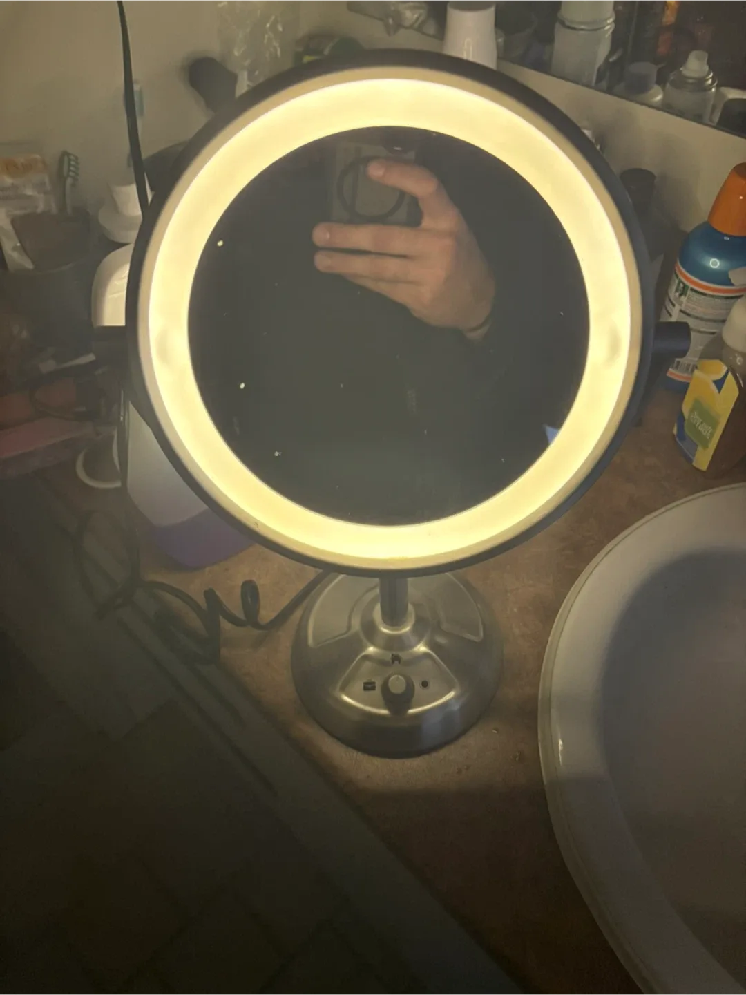 LED Lighted Makeup Mirror image indicator(3)