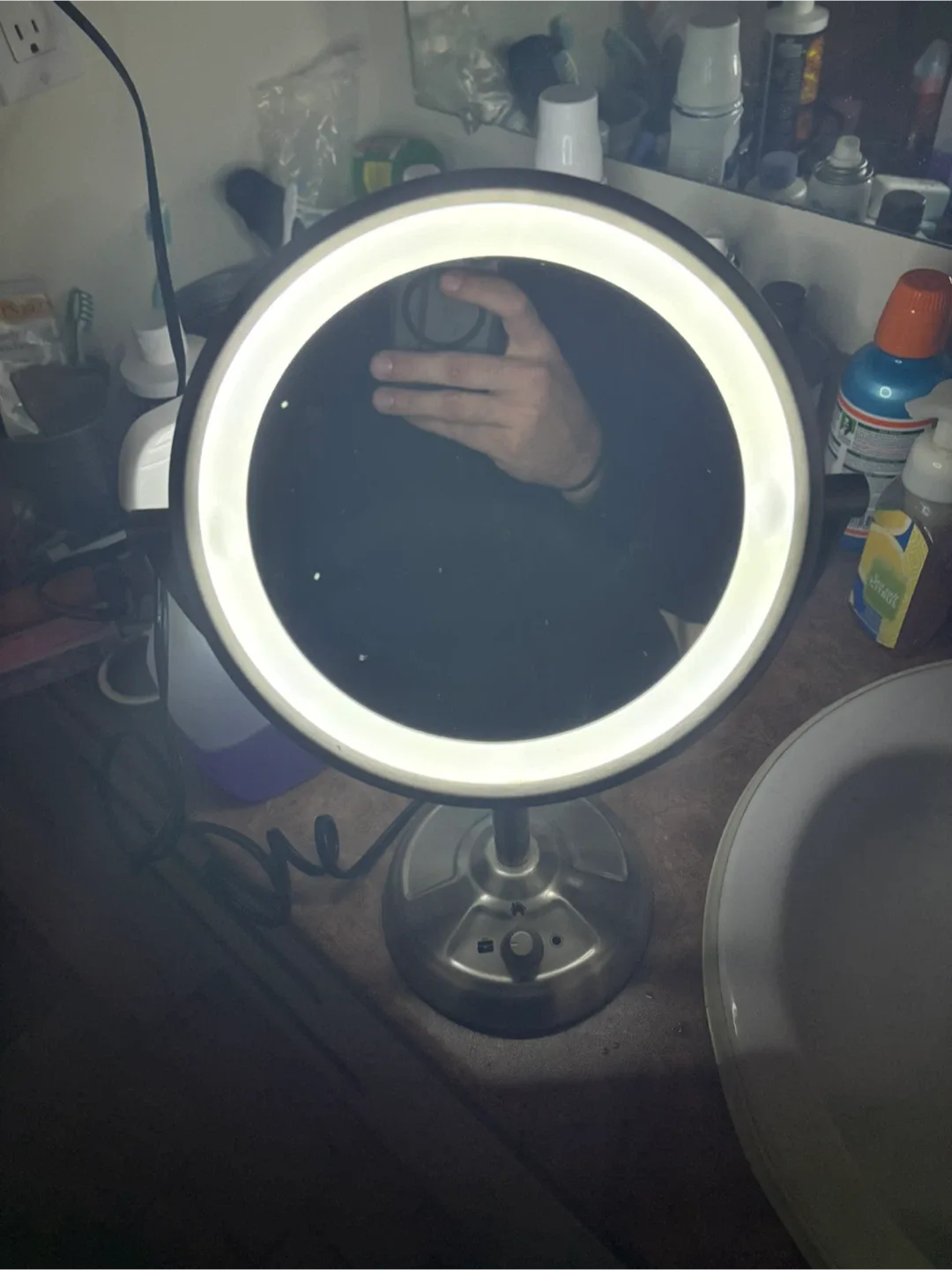 LED Lighted Makeup Mirror image indicator(2)