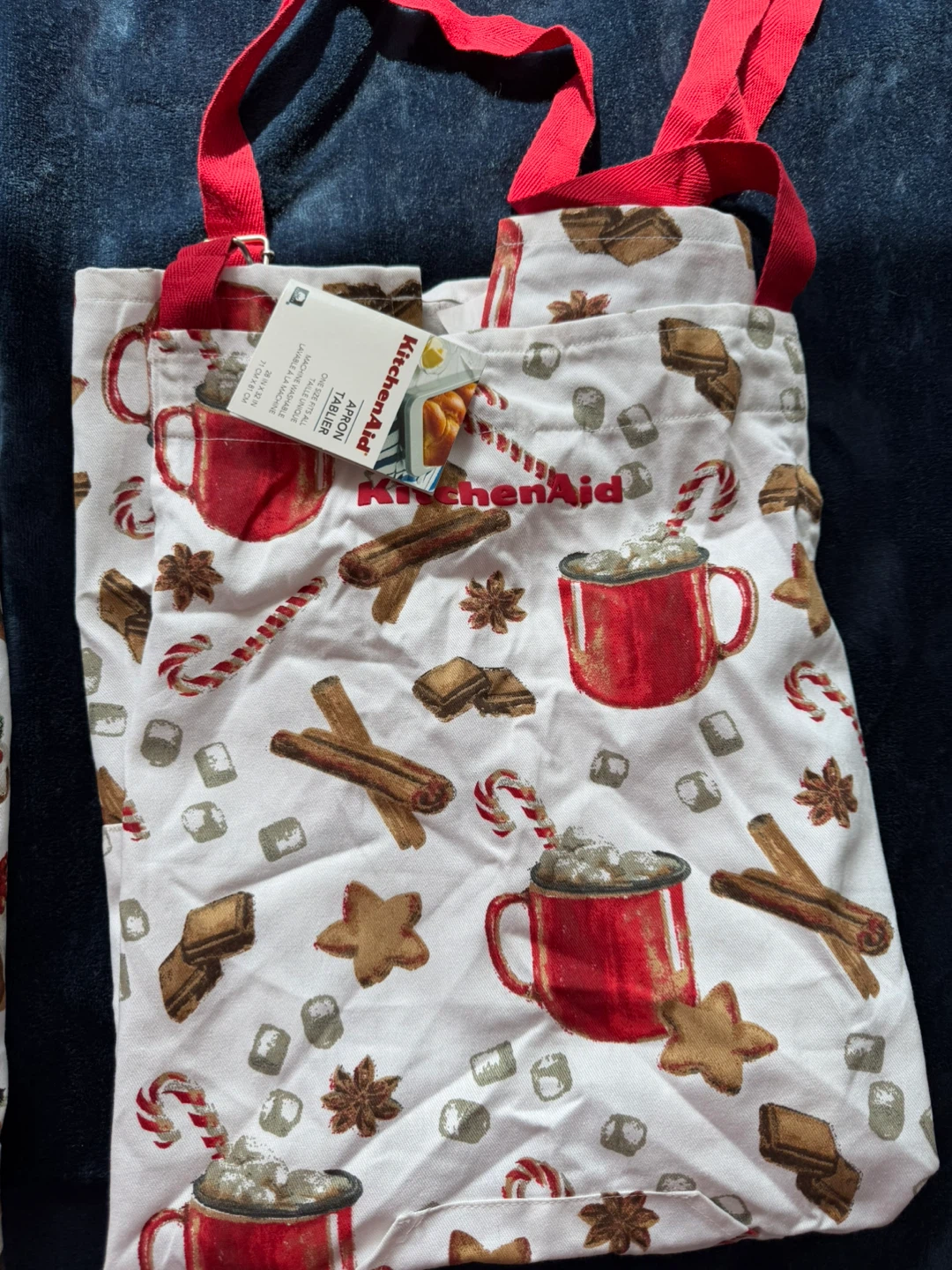 KitchenAid Apron Tablier, Red & Green - photo 2