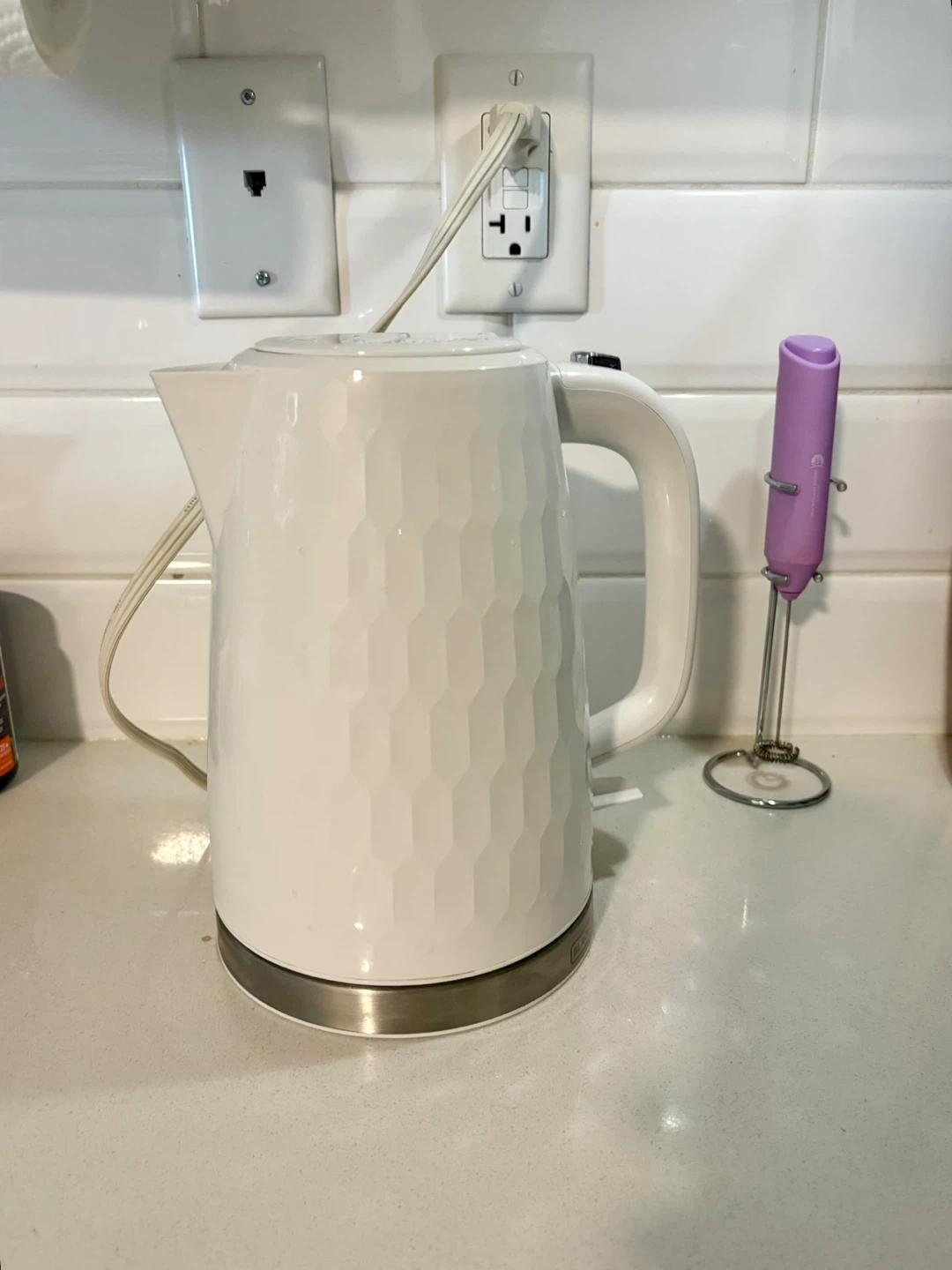White Electric Kettle