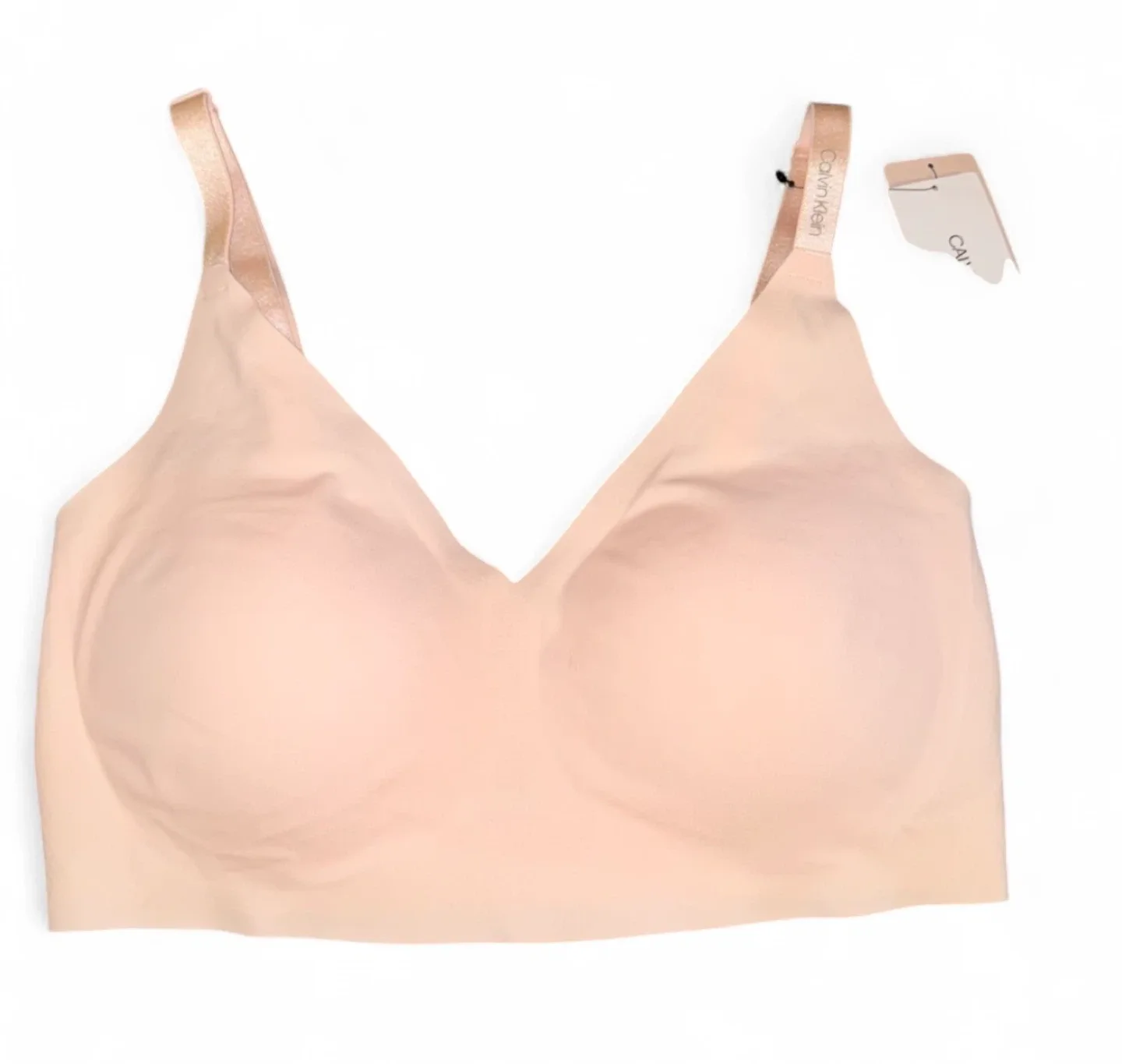 BNWT | Calvin Klein Invisible Bralette Light Pink QF5753–680 image indicator(4)