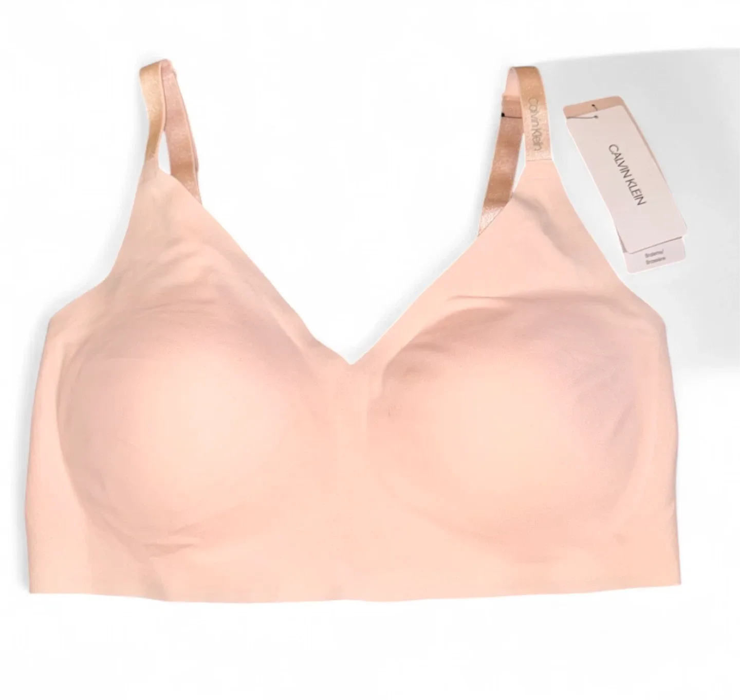 BNWT | Calvin Klein Invisible Bralette Light Pink QF5753–680 image indicator(2)