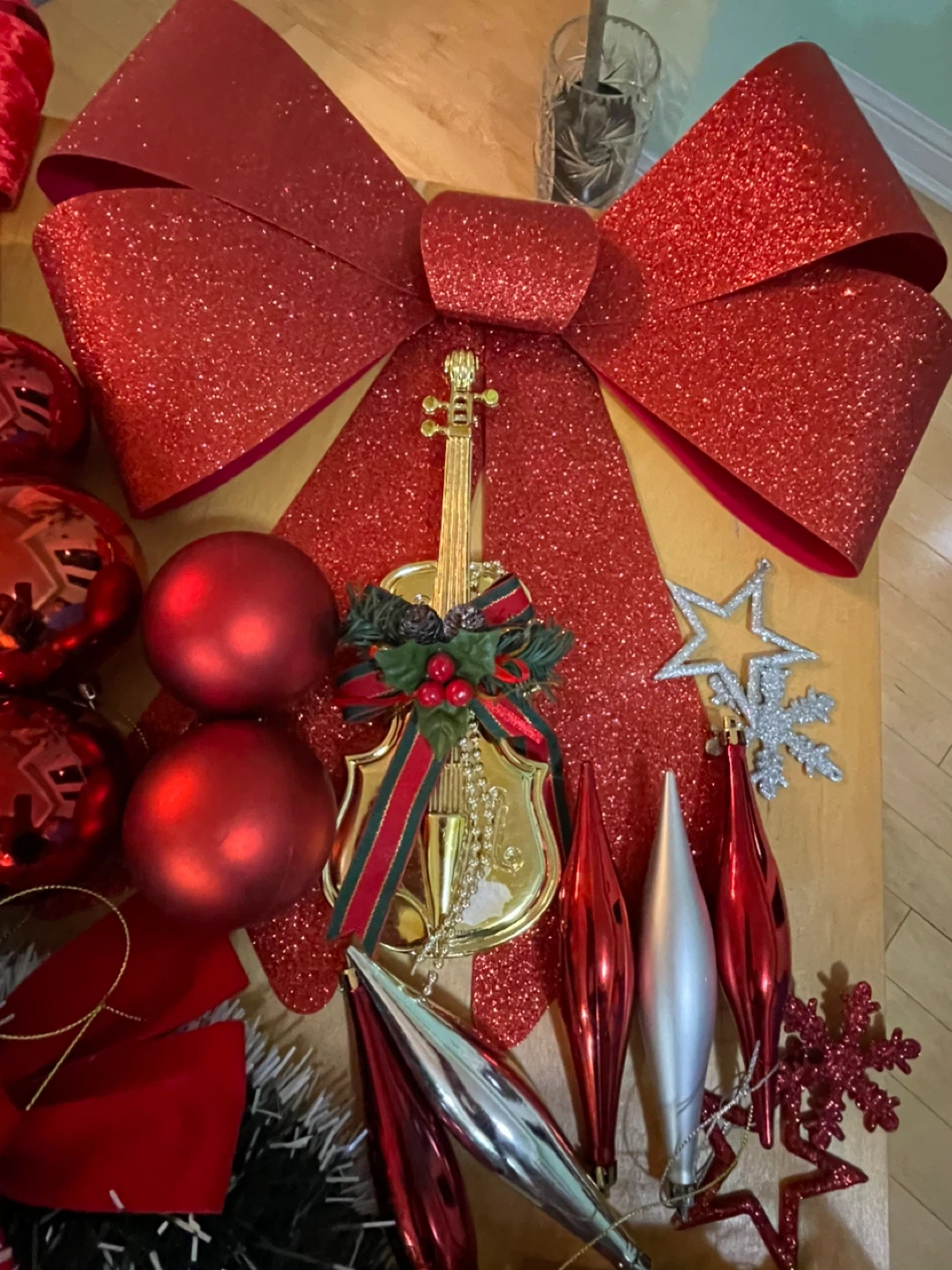 Christmas Decorations Bundle - Bows, Ornaments, Wreaths - photo 2