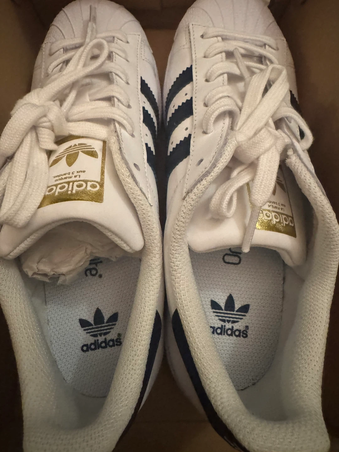 New - Adidas Superstar Foundation - US Mens 6 Women 7 1/2 6 - photo 4