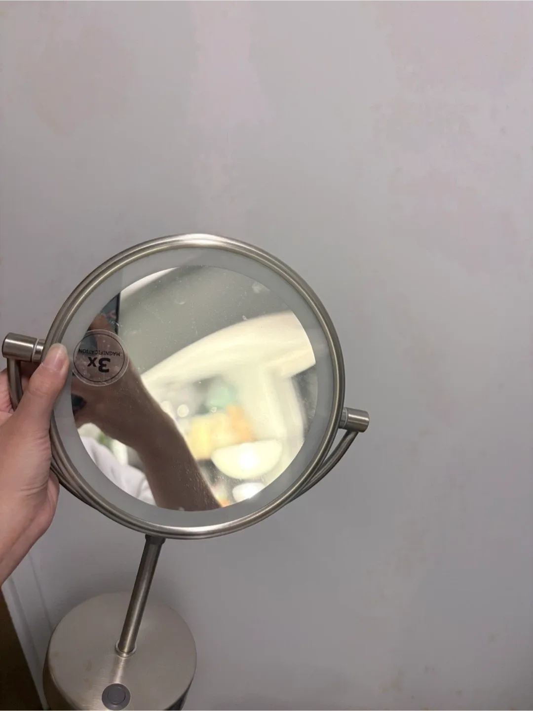 IKEA KAITUM Mirror with Integrated Lighting, 20 cm image indicator(3)