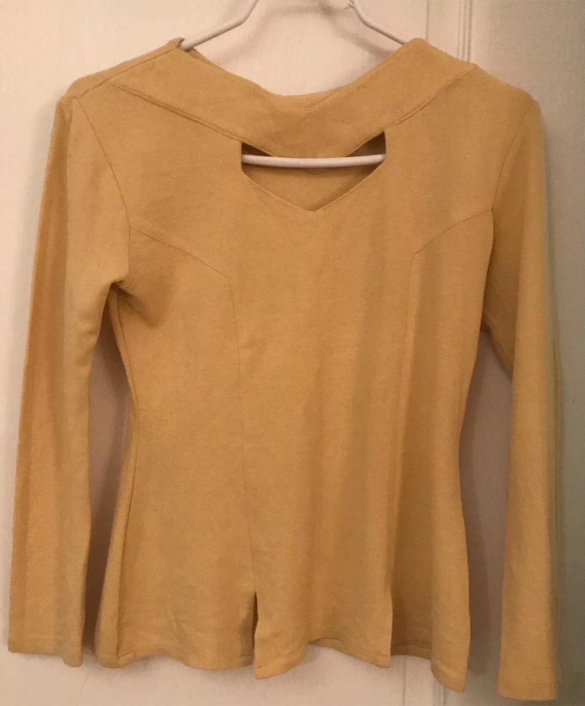 Mustard Long Sleeve Top