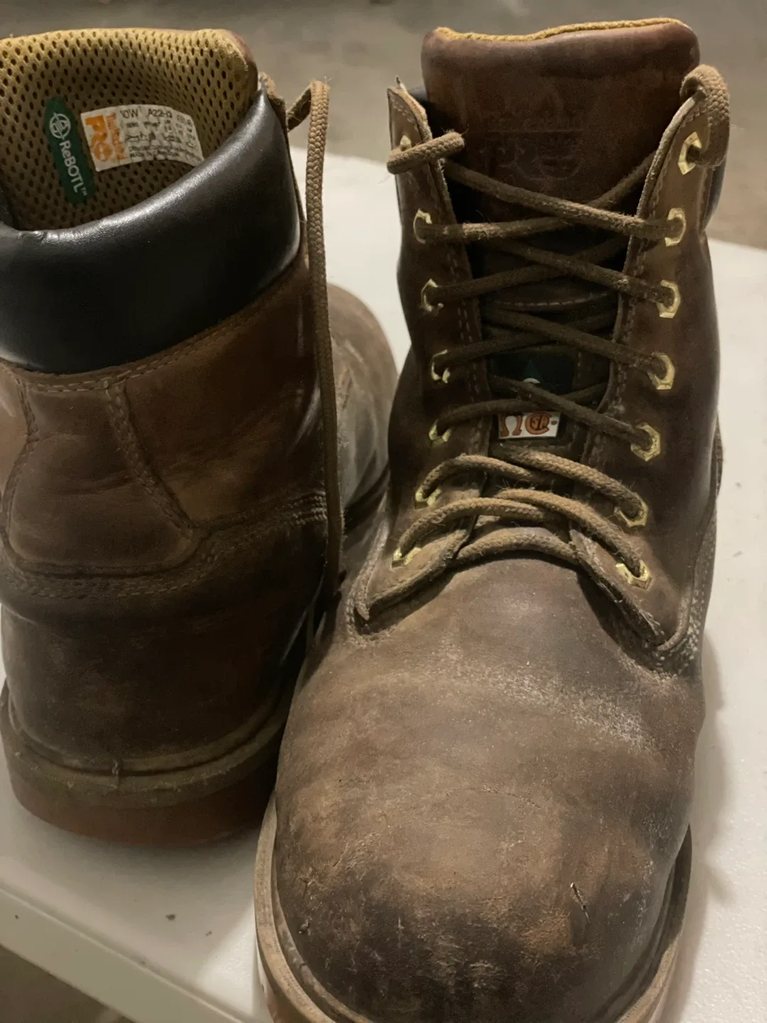 Timberland PRO Steel toe Work Boots - Size 10W image indicator(2)