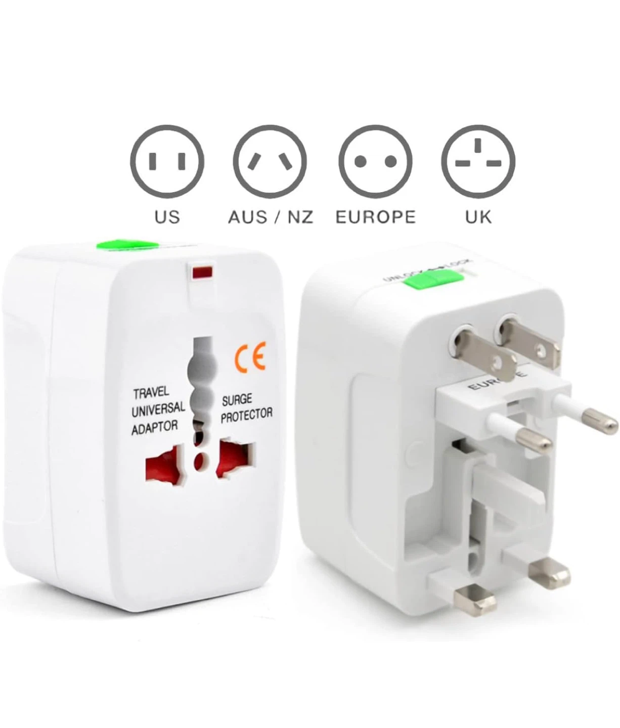 Both for $5; 2 *New* Travel Universal Adaptors - photo 2