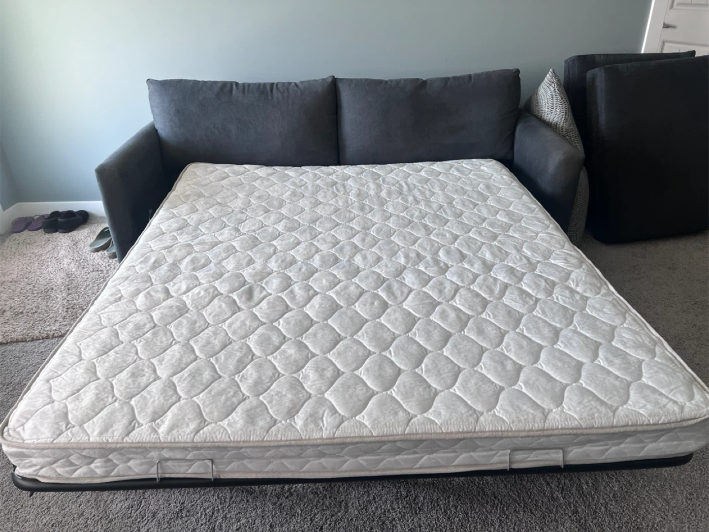 Gray Sleeper Sofa - photo 4