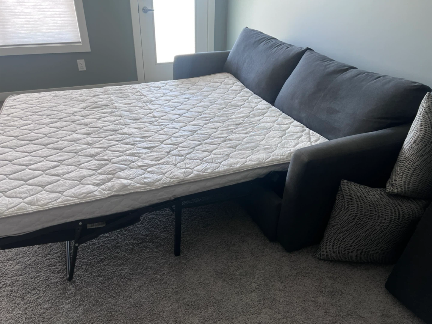 Gray Sleeper Sofa - photo 3