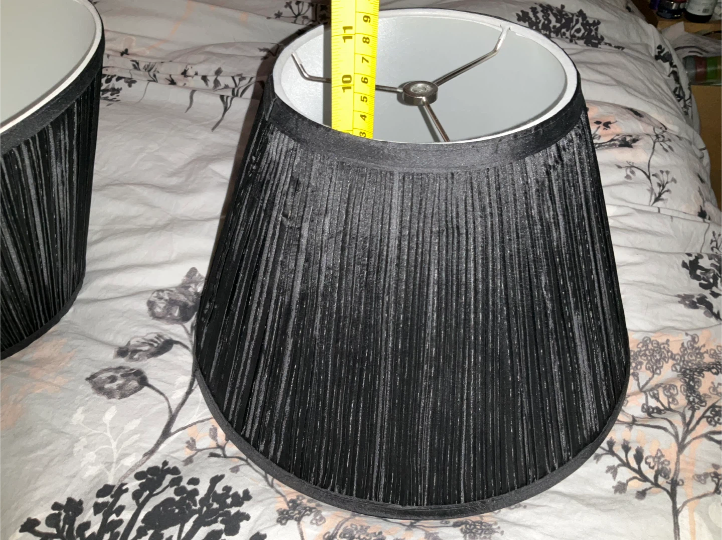 Pair of Black Lamp Shades - photo 2
