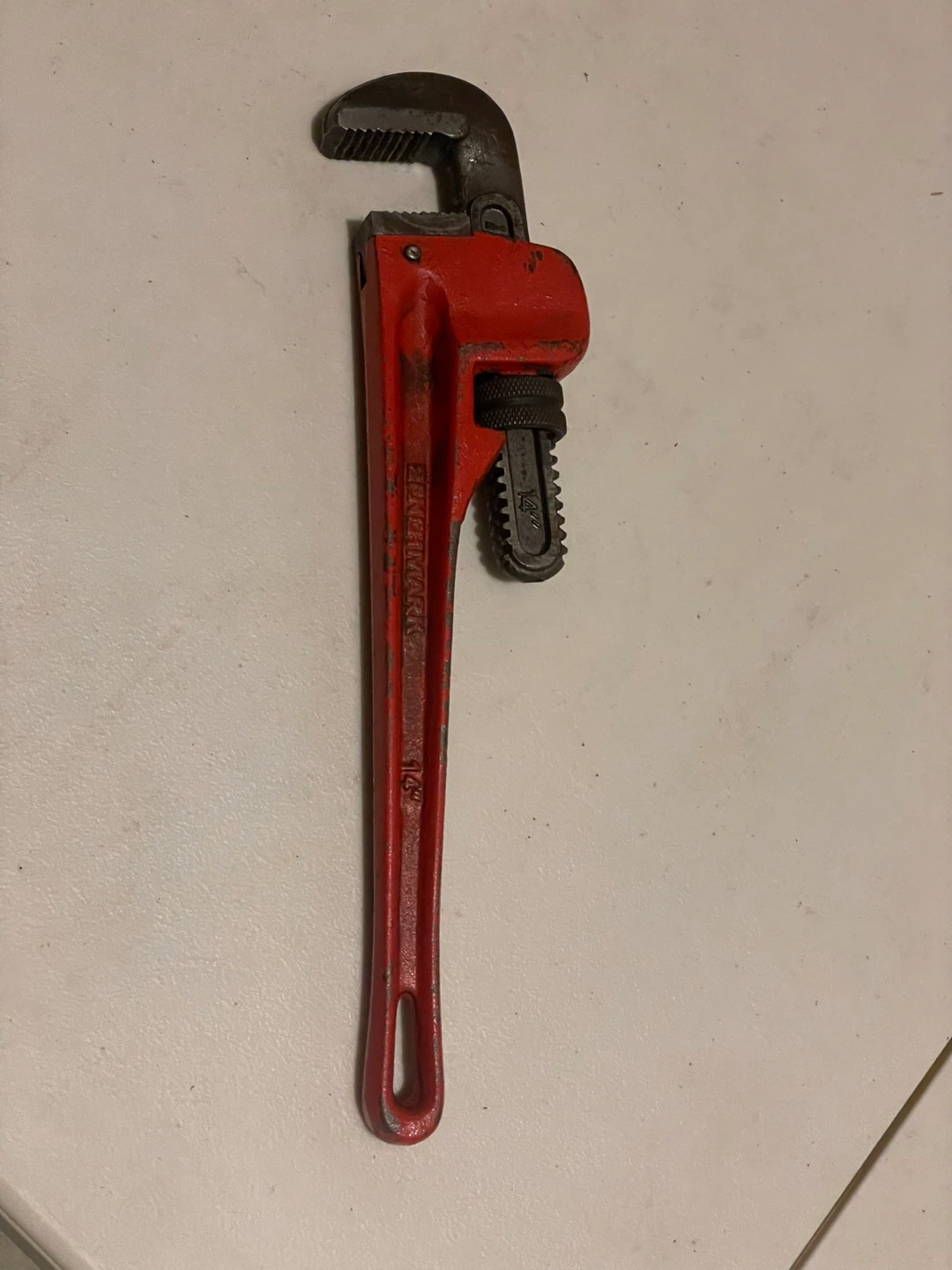 14" Pipe Wrench - Red