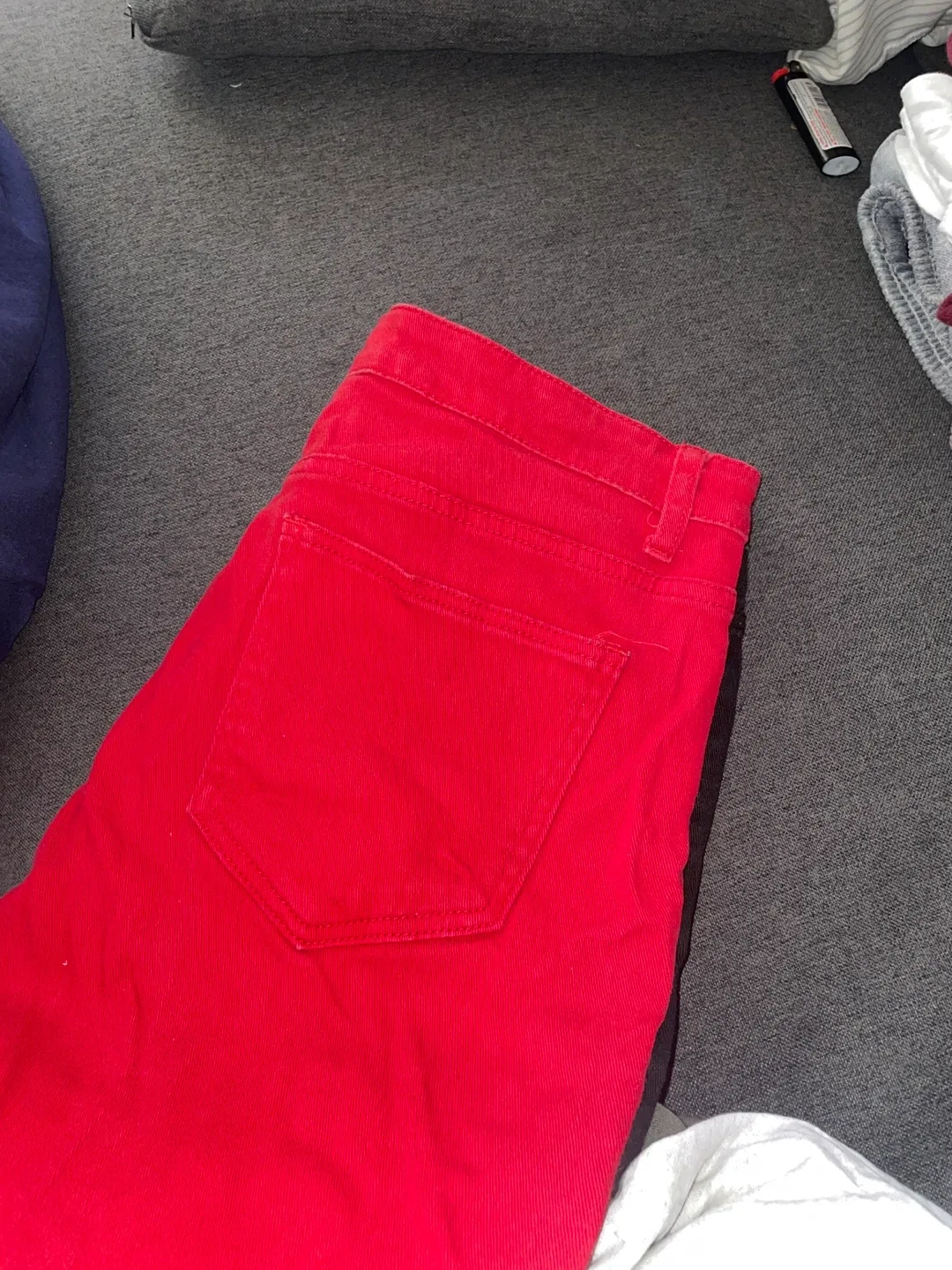 Men’s’ Red & Black Split Jeans