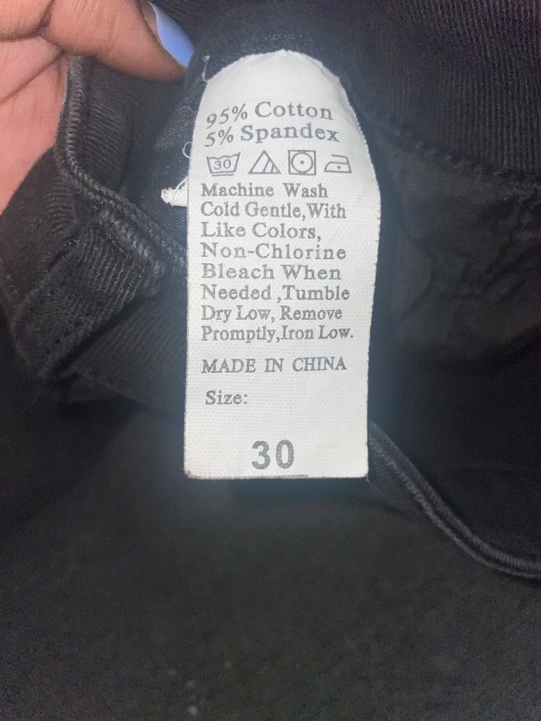 Men’s’ Red & Black Split Jeans image indicator(8)