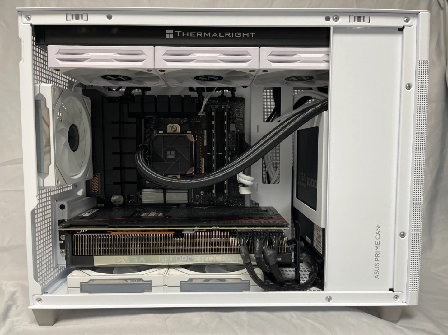 MicroATX White Gaming PC 9600X, 3080, 1TB, DDR5 - photo 3