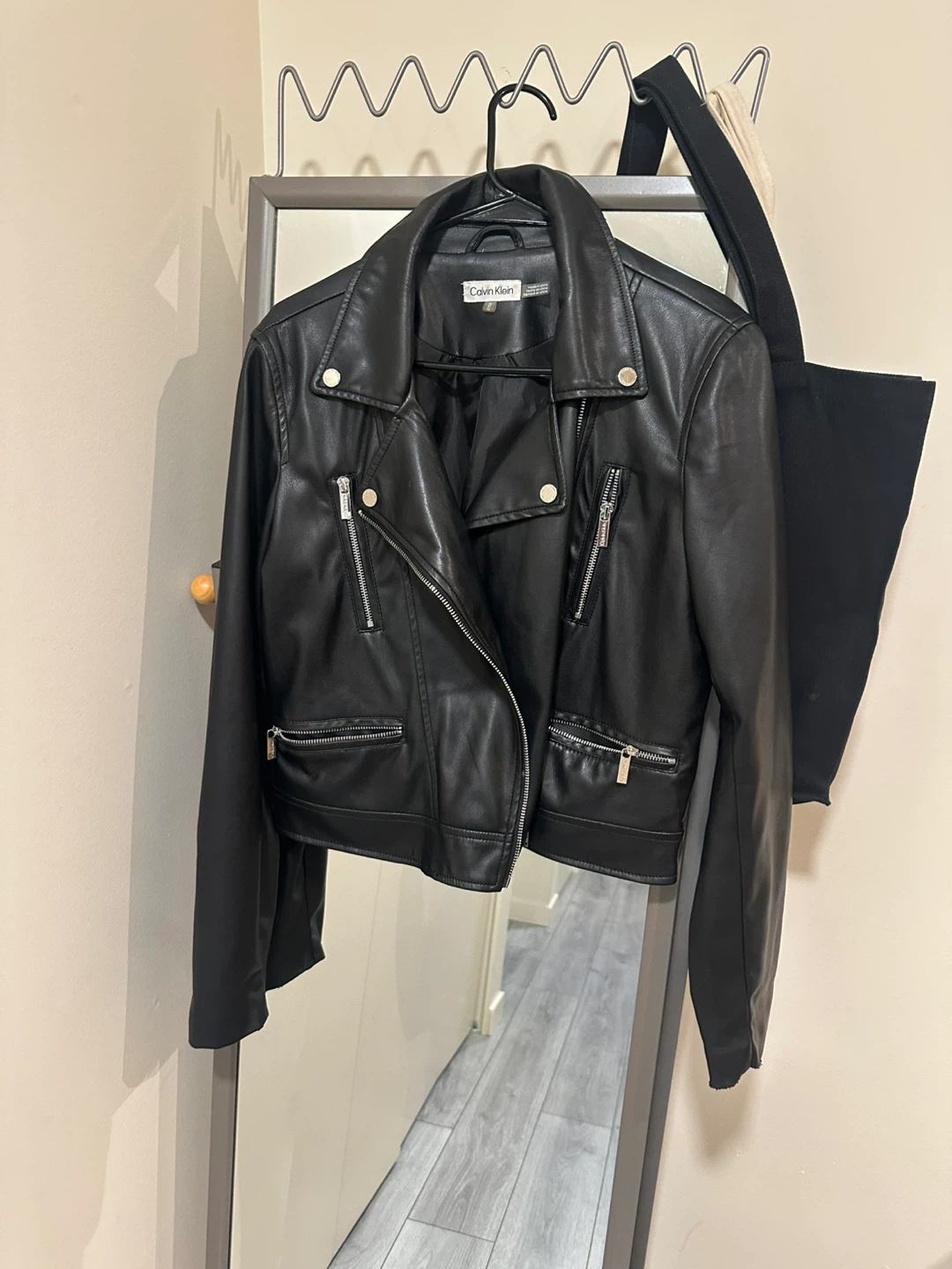 Calvin Klein Faux Leather Jacket